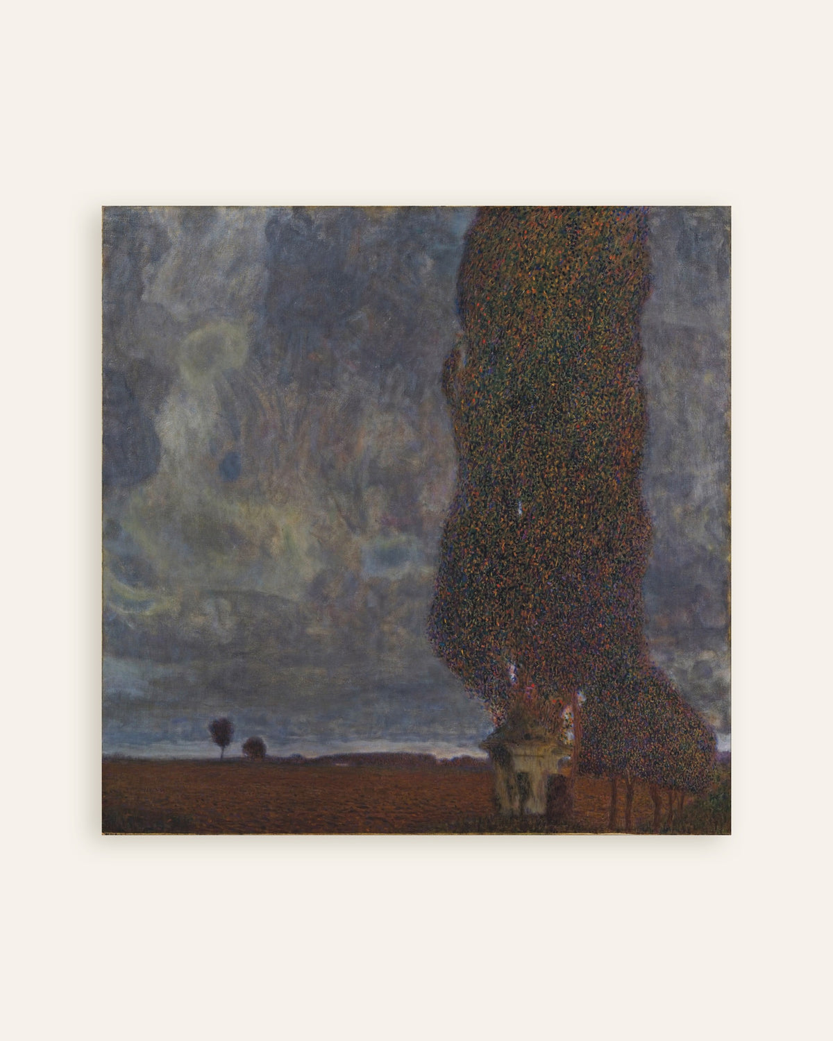 Poster of Approaching Thunderstorm (The Large Poplar II) (1903) by Gustav Klimt, thumbnail