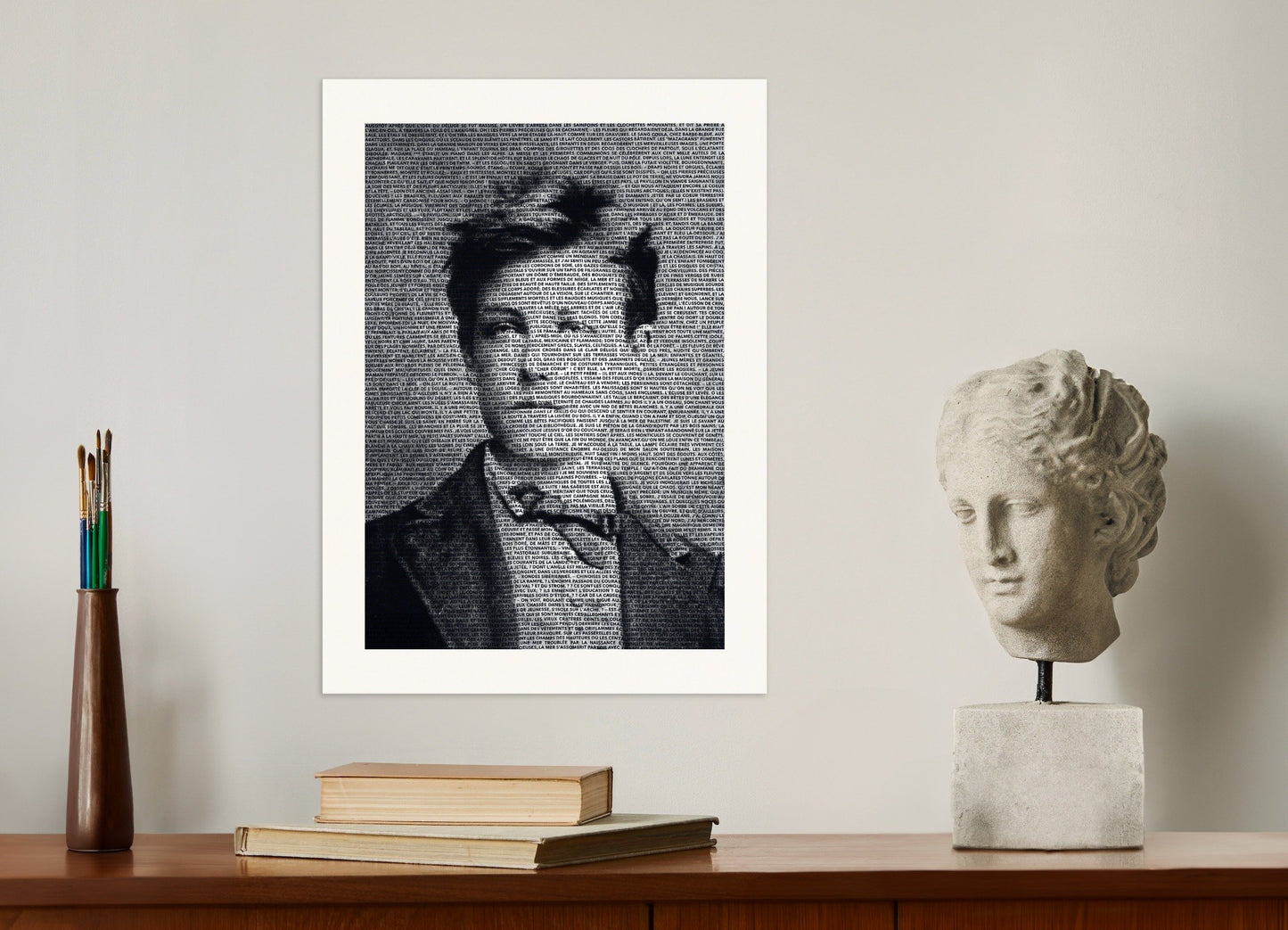 Poster of Arthur Rimbaud Poster, Portrait in Illuminations