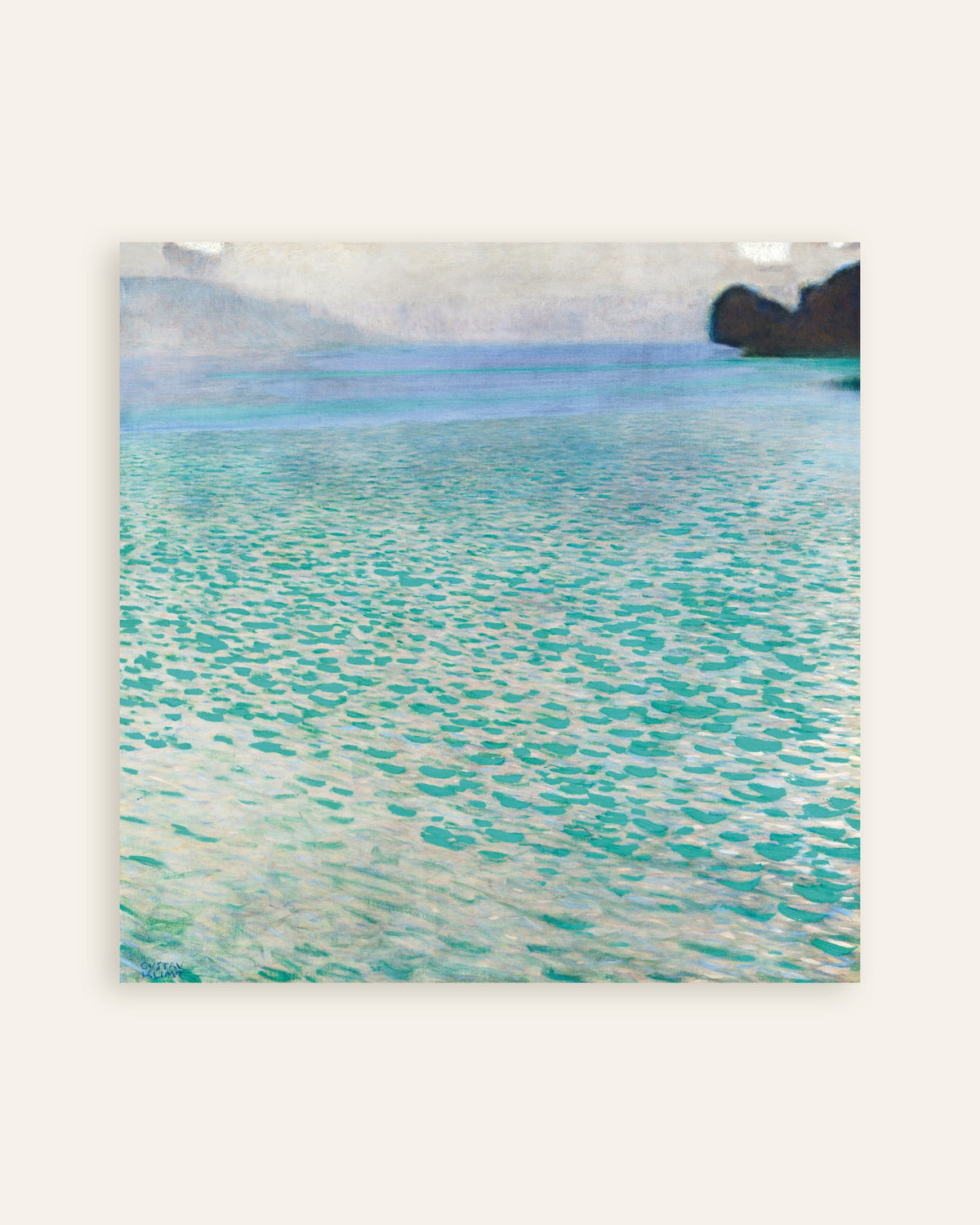 Plakat Attersee (1900) av Gustav Klimt, miniatyr