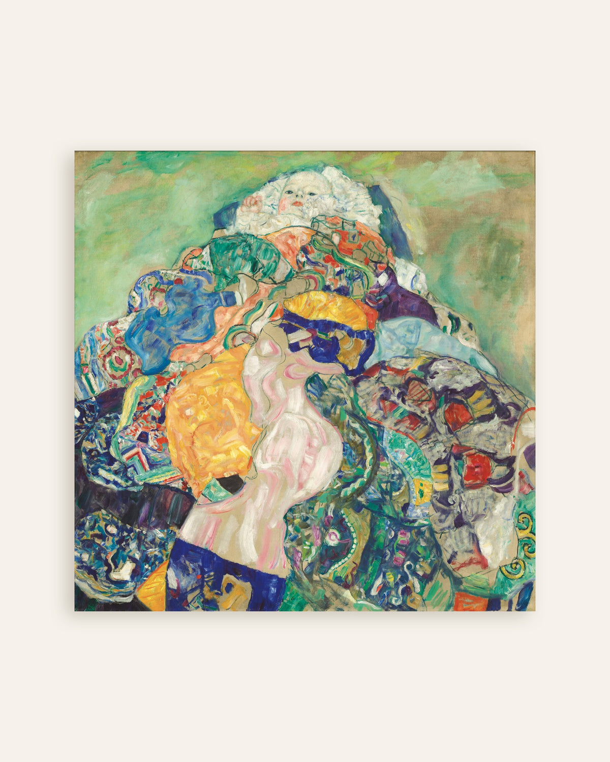 Plakat Baby (Vugge) (1917–1918) av Gustav Klimt, miniatyr
