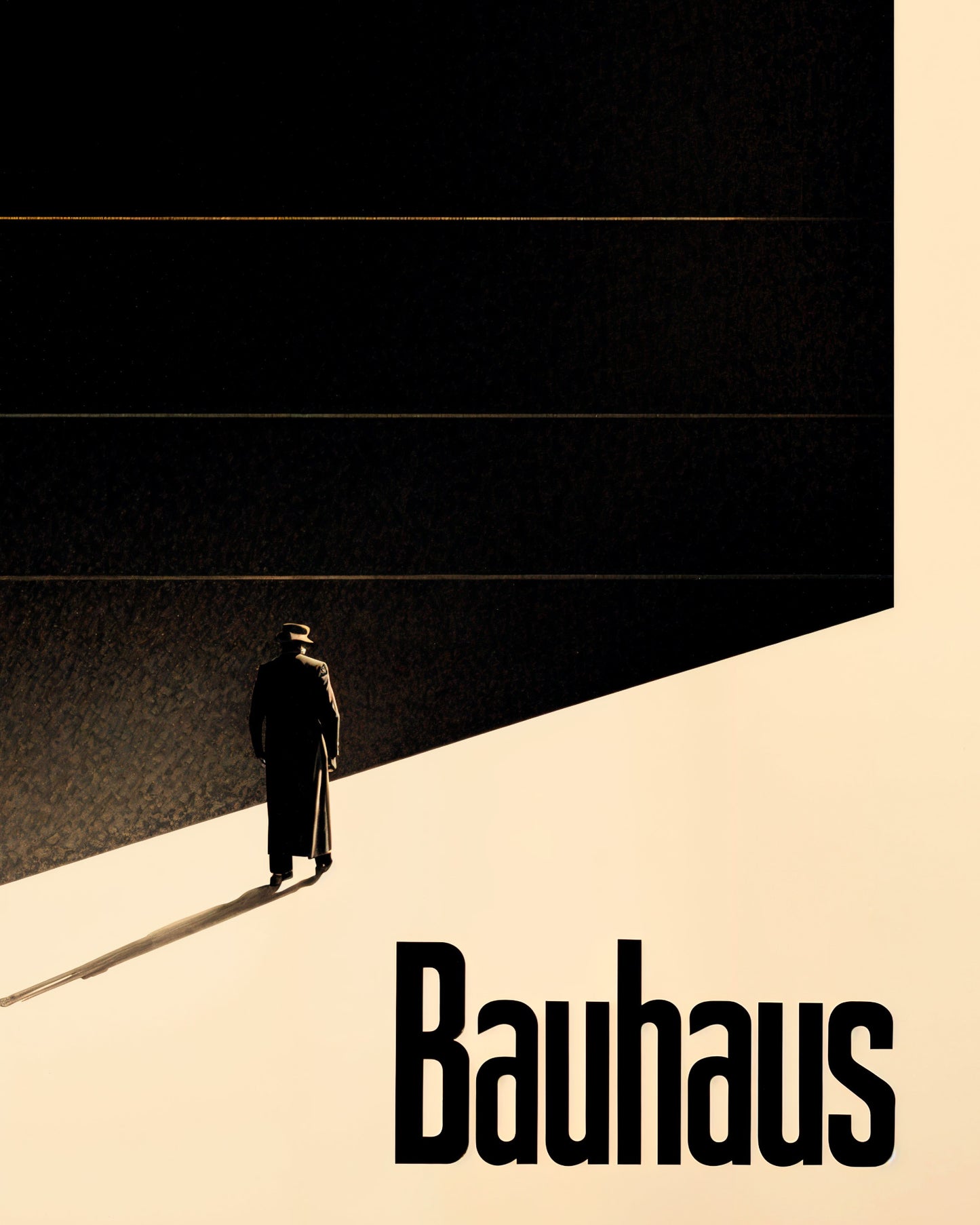 Bauhaus poster, facing the unknown