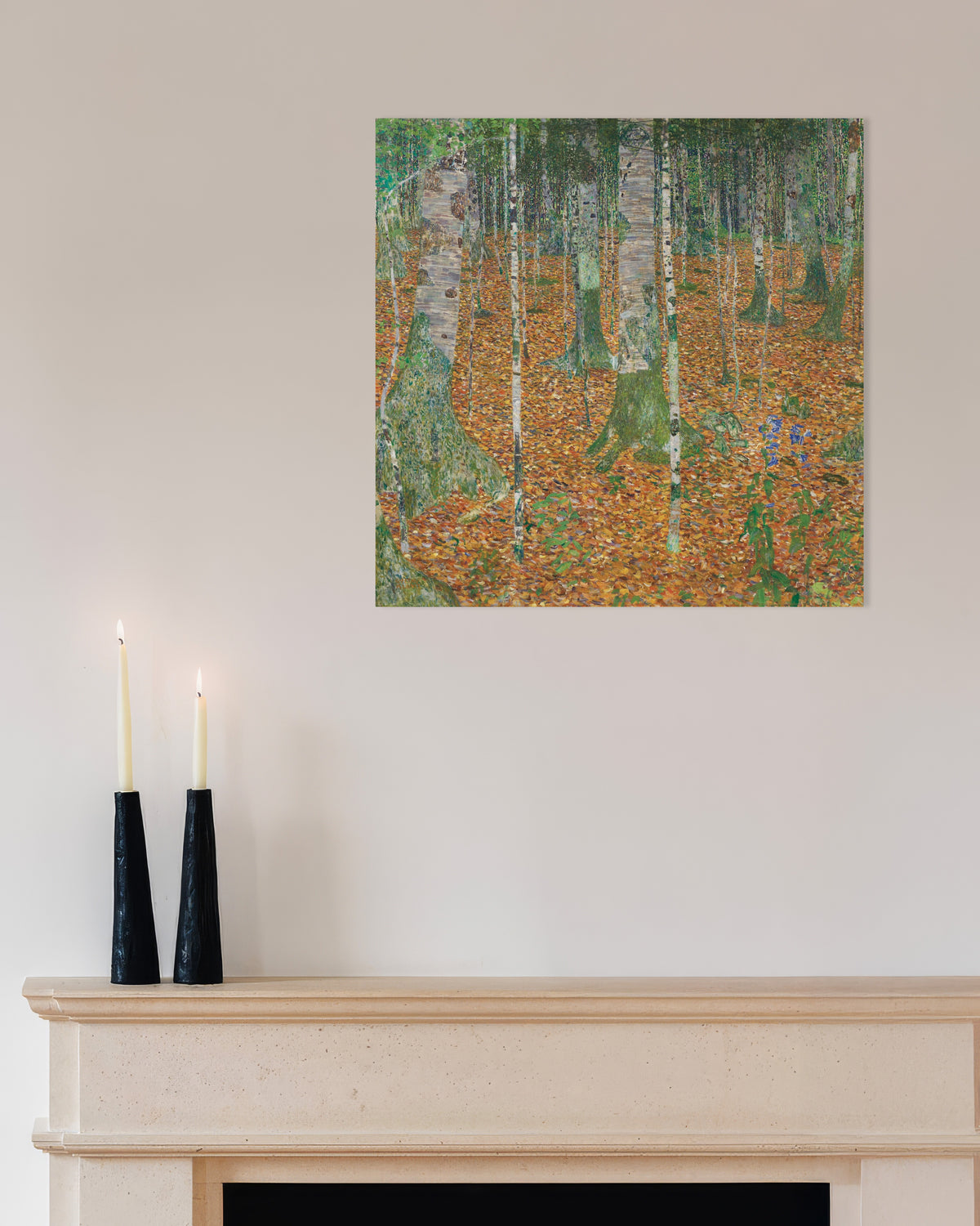 Poster of Birch Forest (1903) by Gustav Klimt