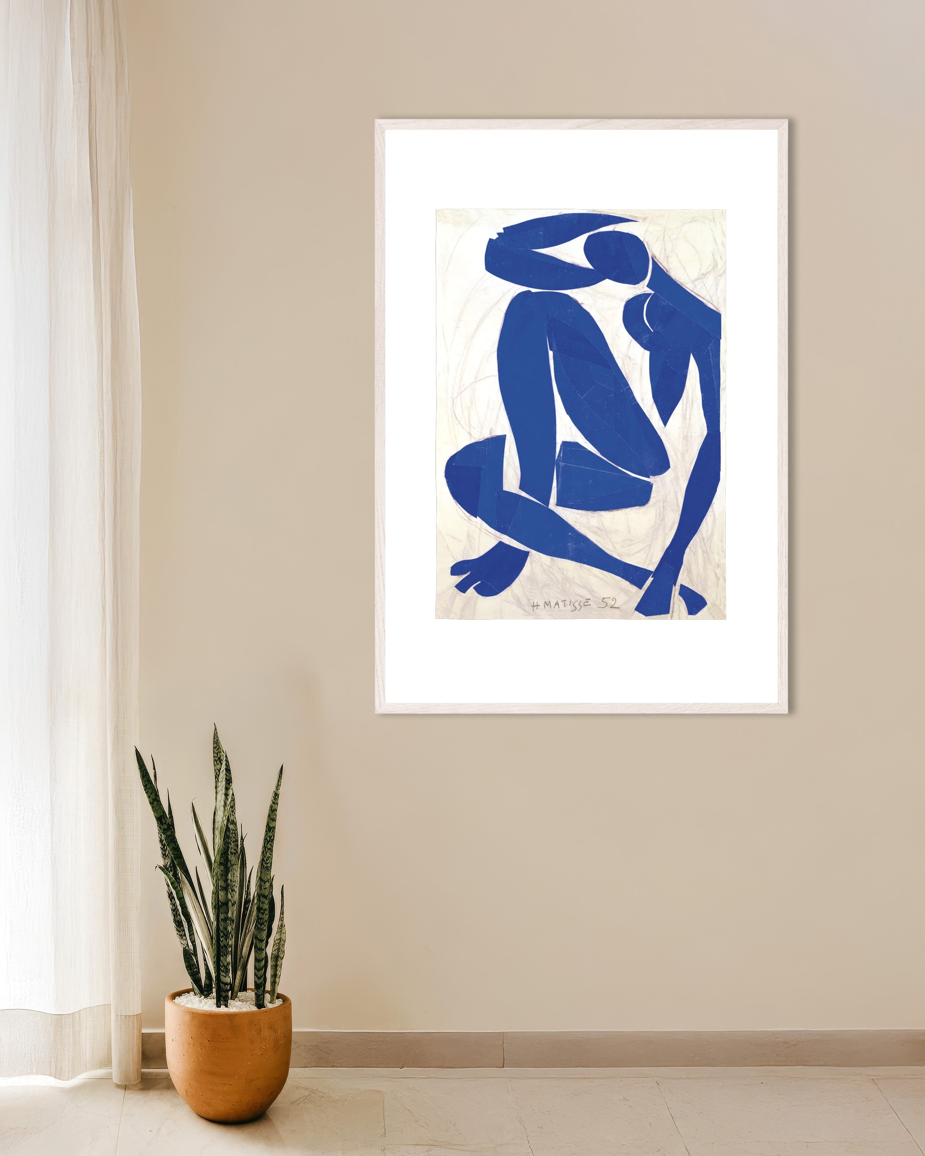 Matisse Blue Nude IV 1952 Art Poster | Posterscape