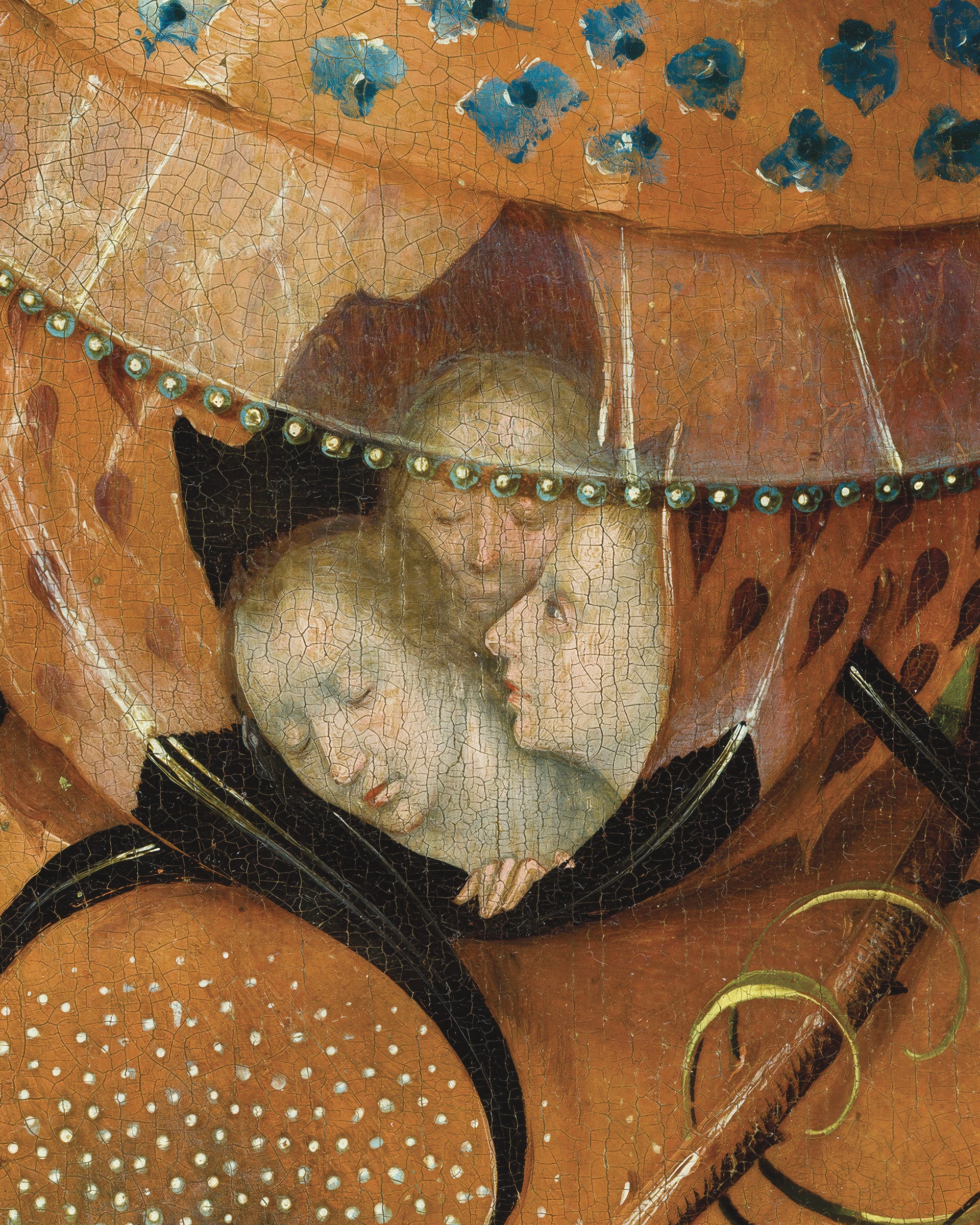 Bosch fish and orange tower detail poster | Posterscape