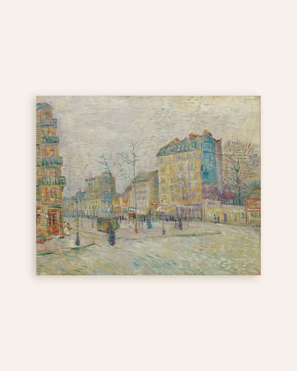 Poster av Boulevard de Clichy (1887) av Vincent van Gogh, miniatyrbilde