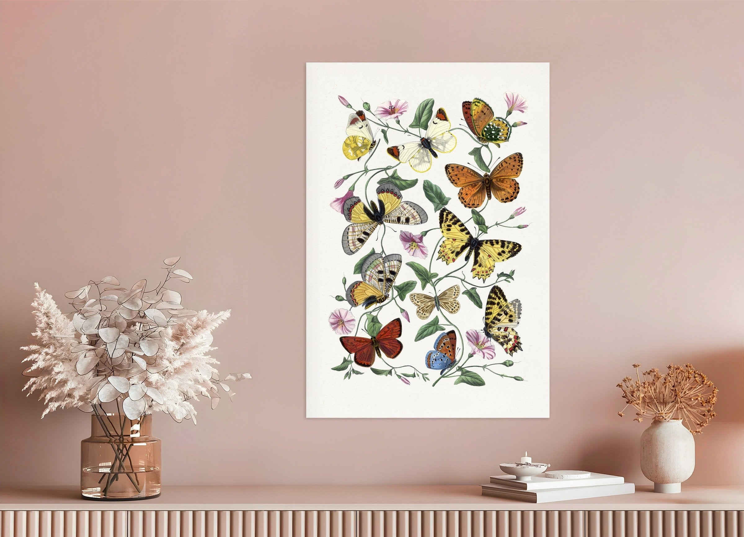 Poster of Butterflies poster, Vintage Art