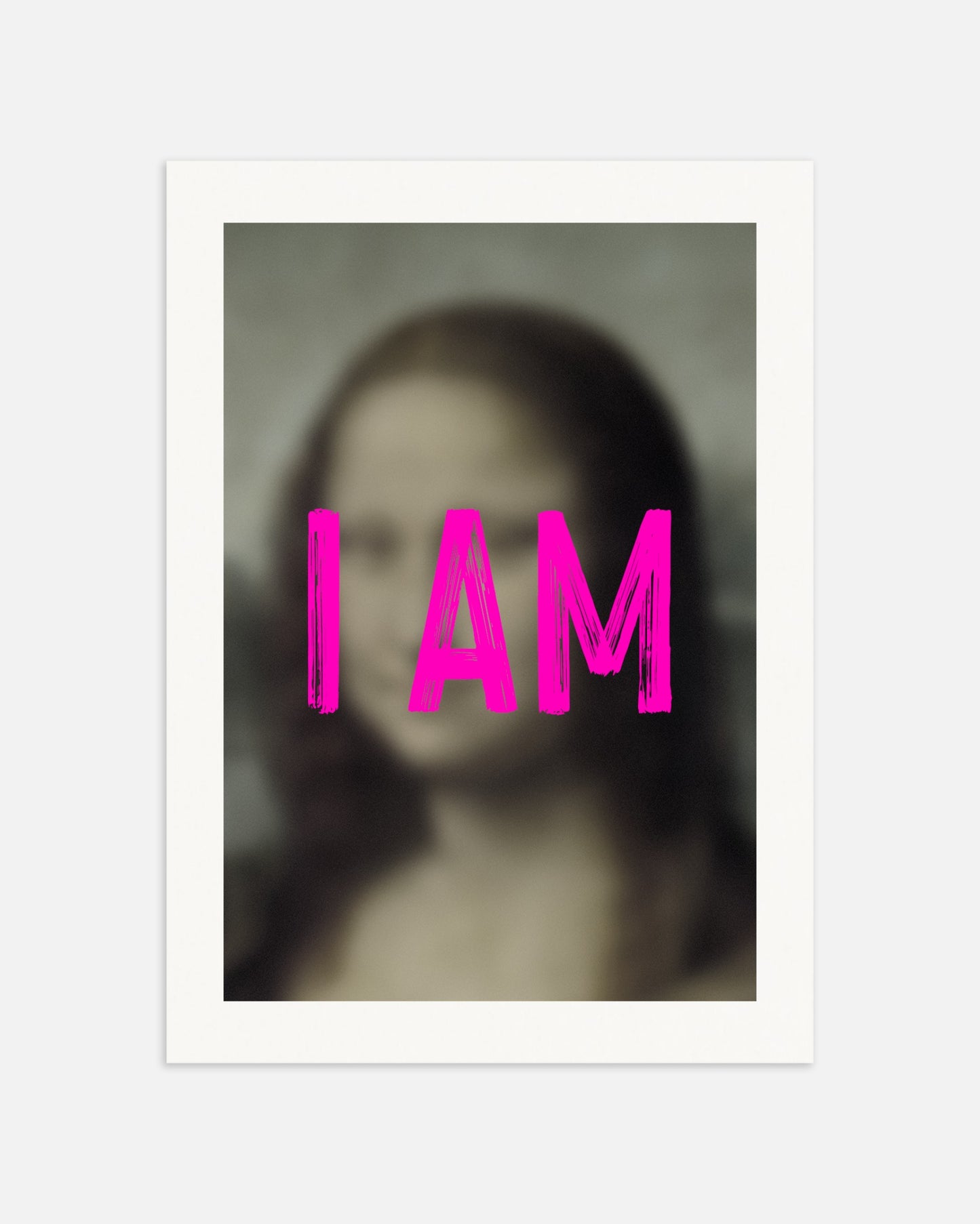 Poster: I am - Mona Lisa