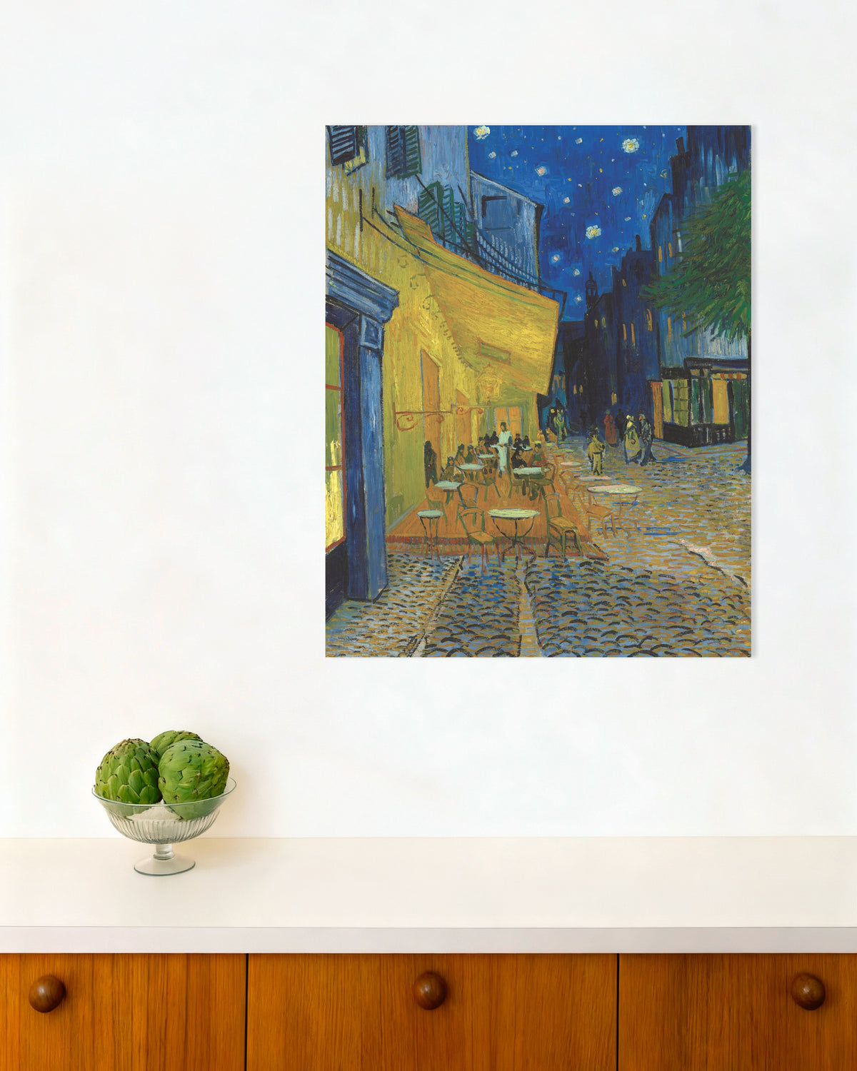 Poster med Kafeterrasse om natten (1888) av Vincent van Gogh