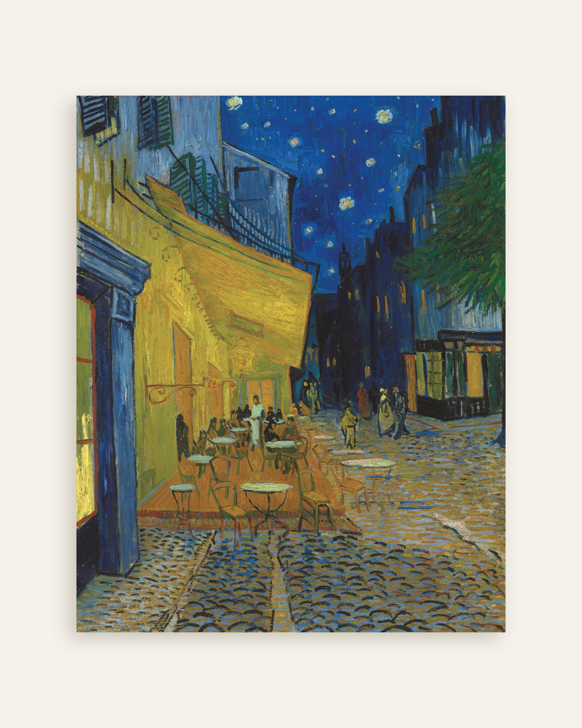 Poster med Kafeterrasse om natten (1888) av Vincent van Gogh, miniatyrbilde