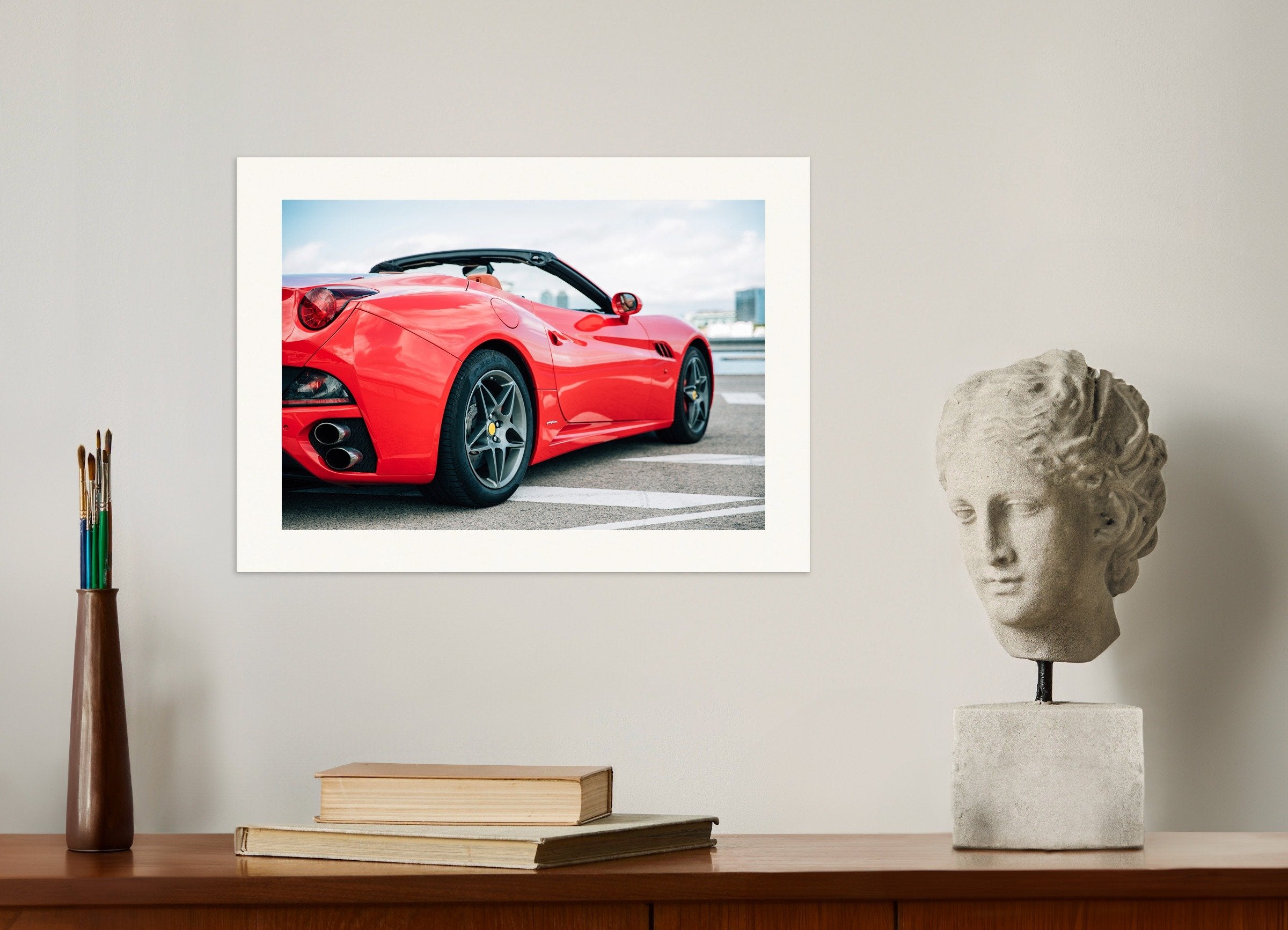 Poster of Car poster, Ferrari