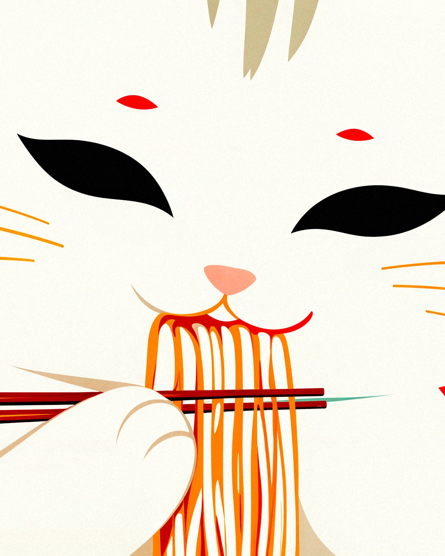 Ramen & Cat, Asian restaurant - Poster