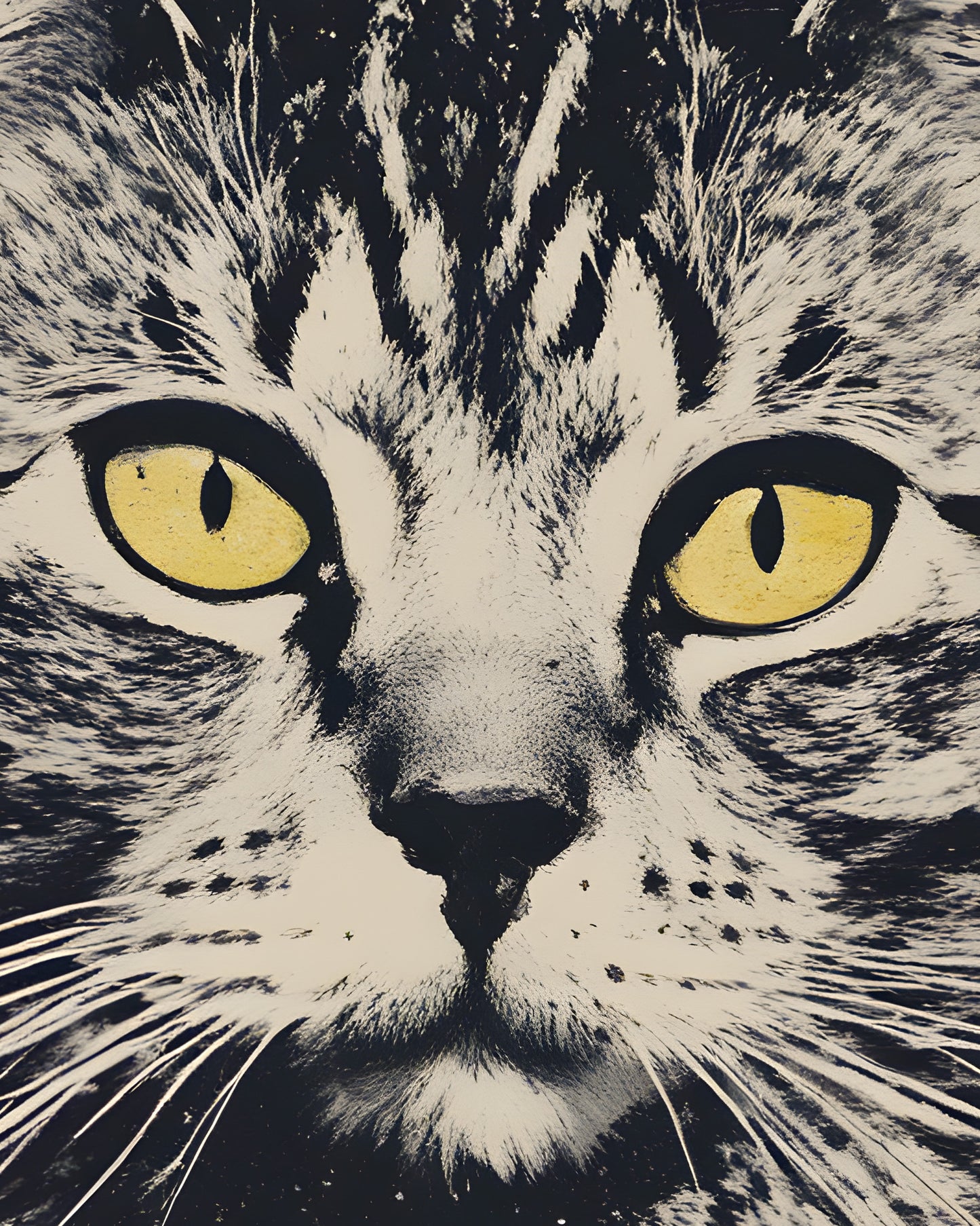 Cat portrait - Poster