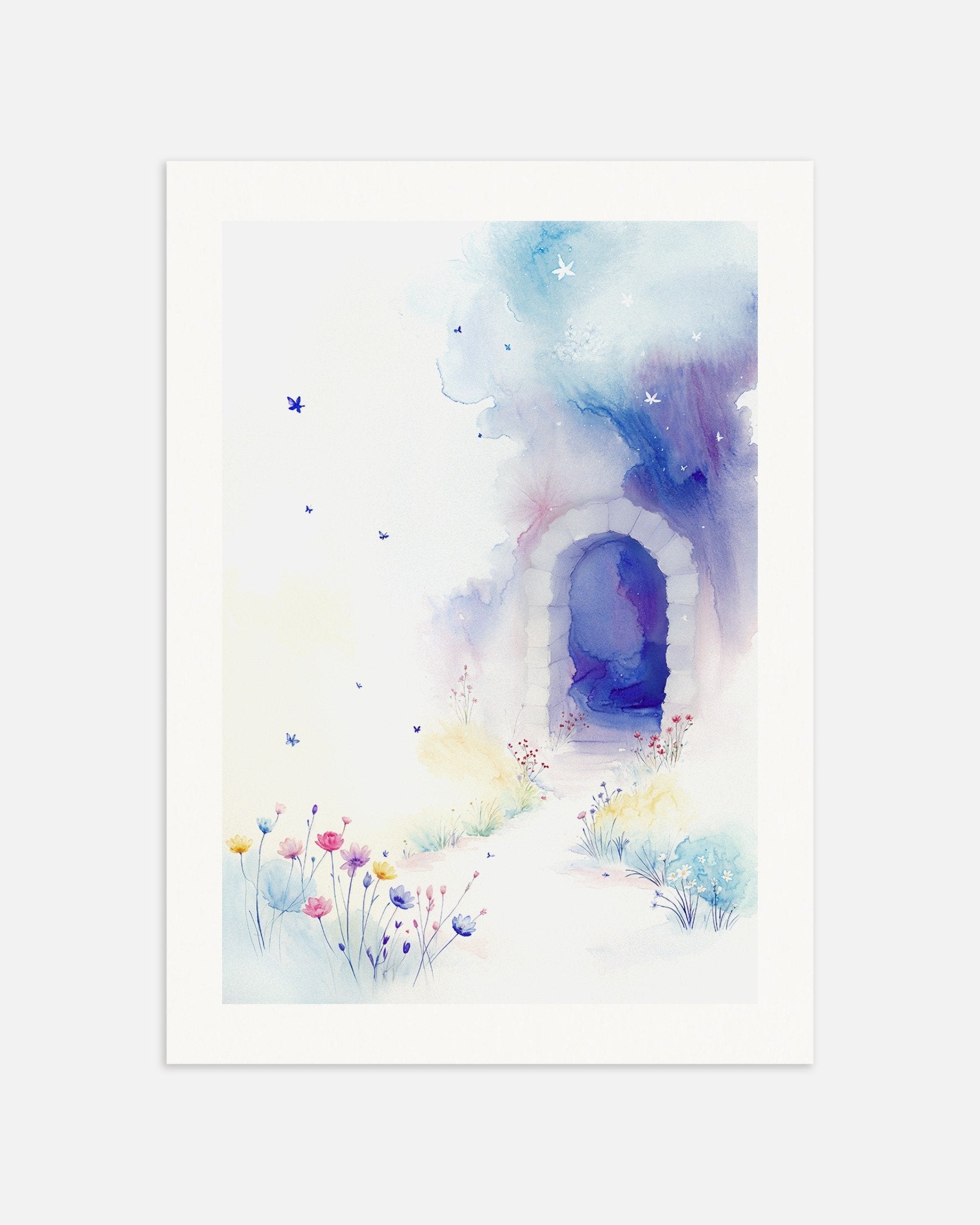 Poster of Child's watercolor, the door of dreams, thumbnail