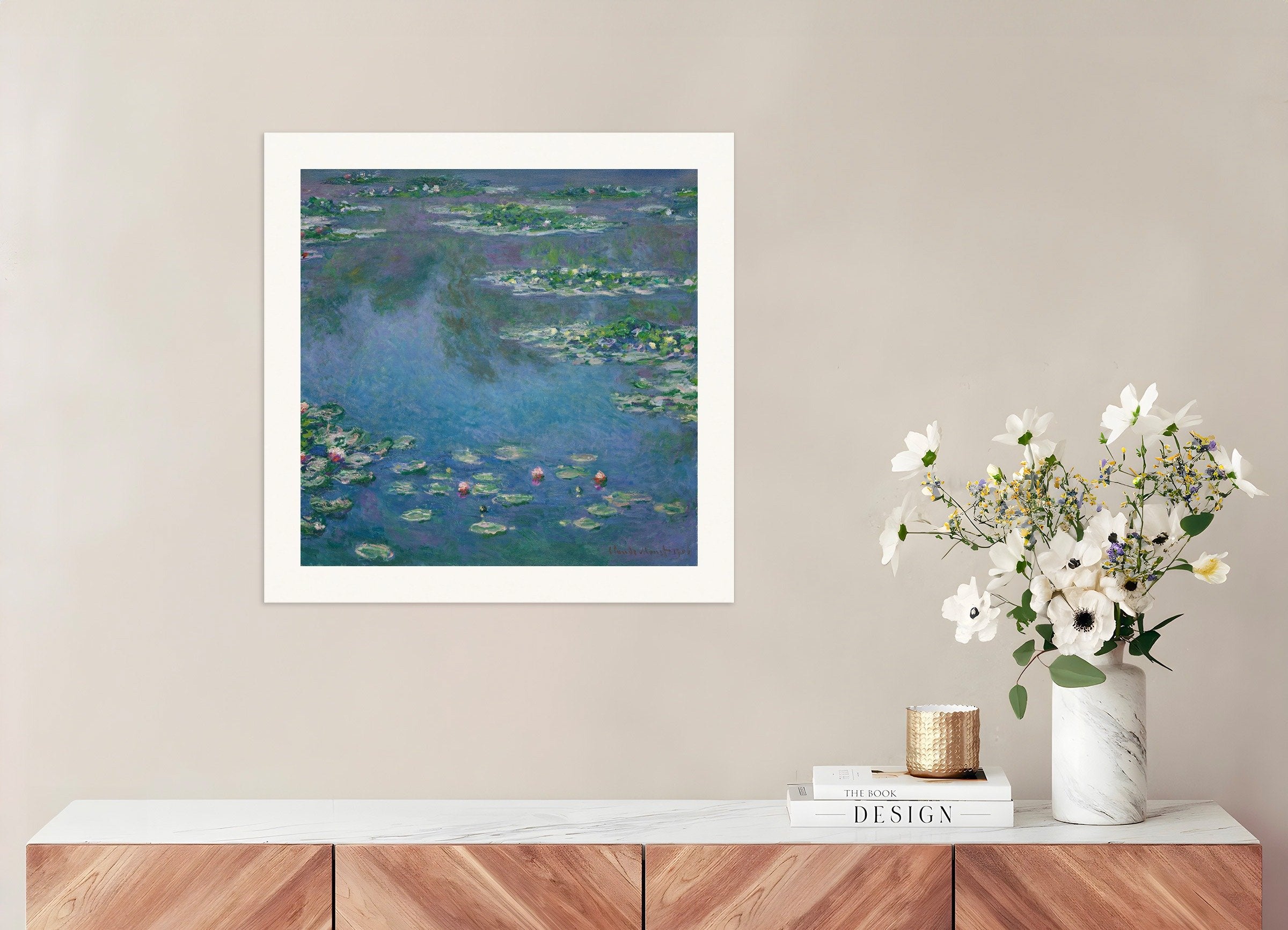 Poster of Claude Monet Water Lillies