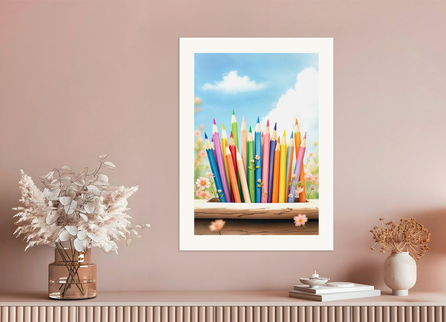 Poster of Colored pencils