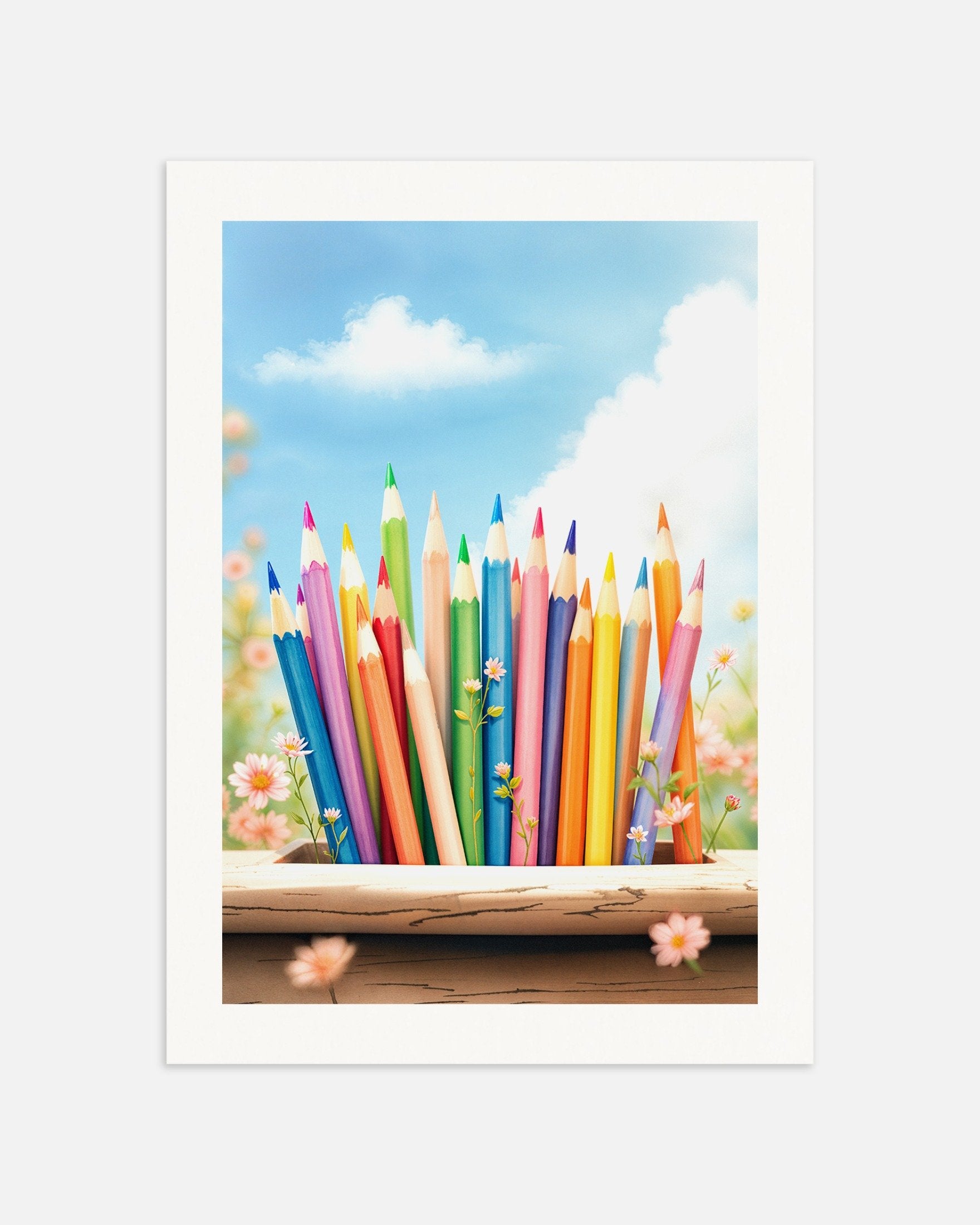 Poster of Colored pencils, thumbnail