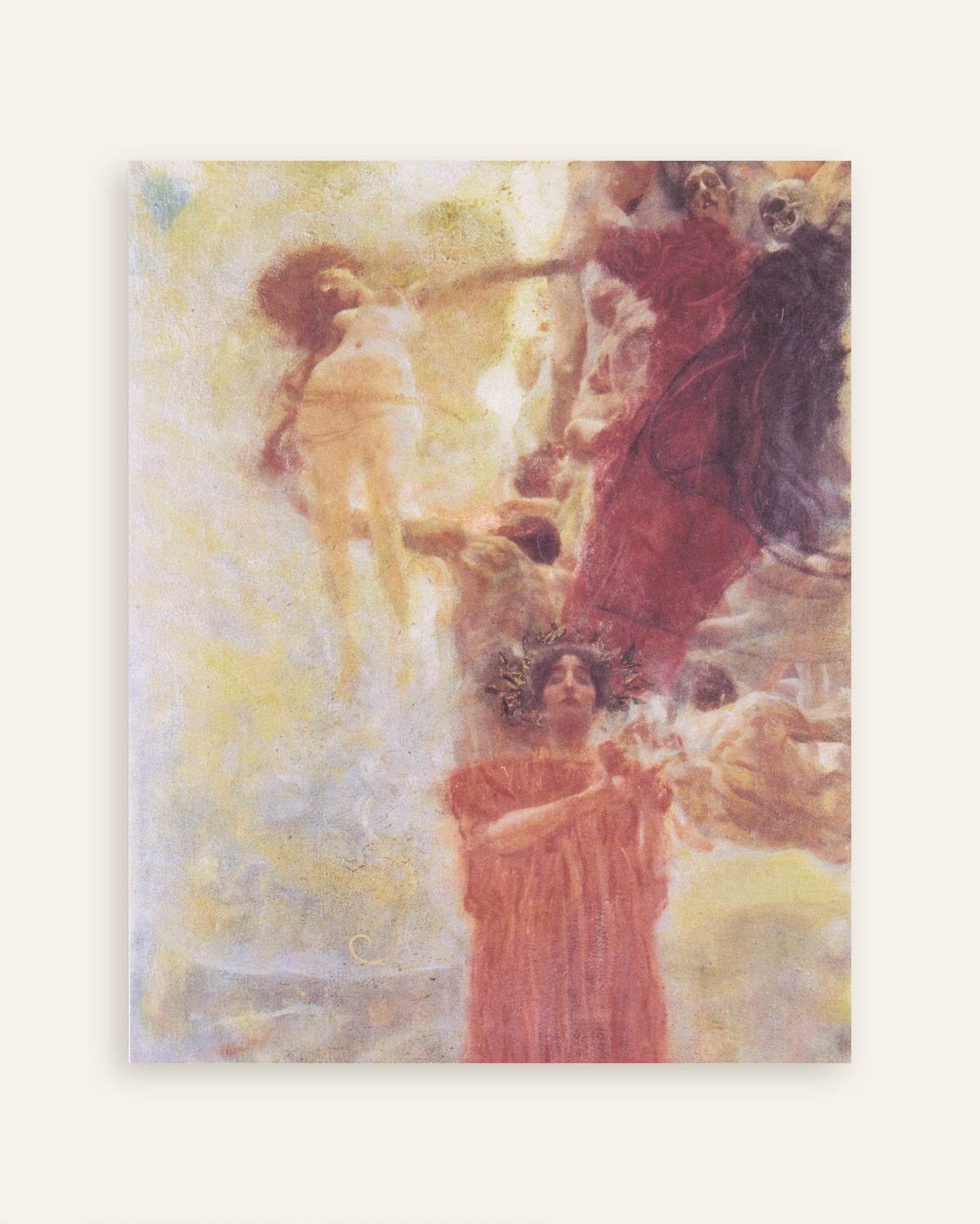 Plakat Komposisjonsskisse til Medisinen (1897–1898) av Gustav Klimt, miniatyr