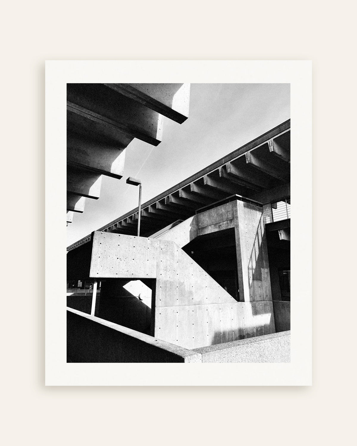 Plakat «Betongtrapper i sollys», miniatyrbilde