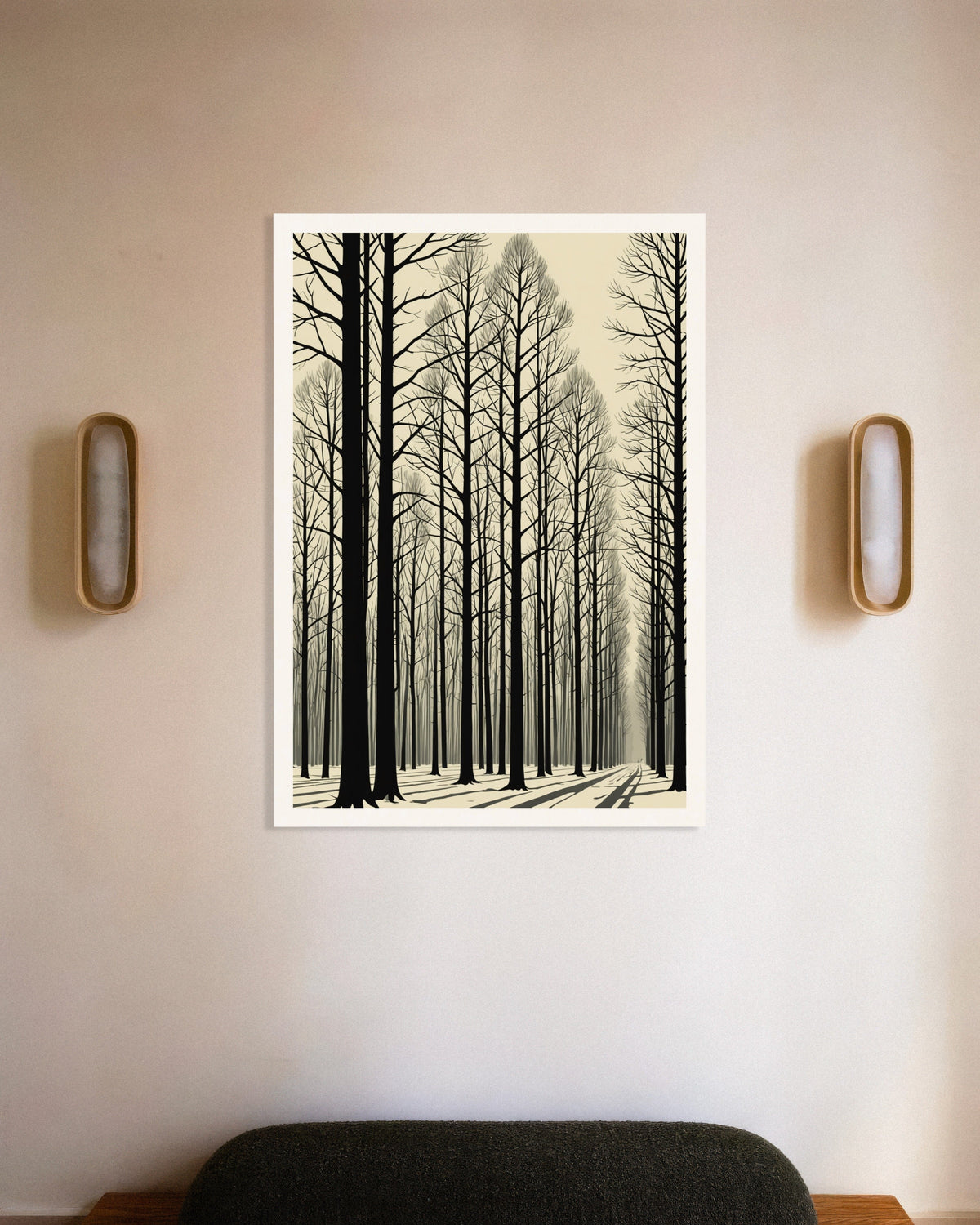 Constructivism, dynamic angles, simple geometric shapes, Trees Poster ...