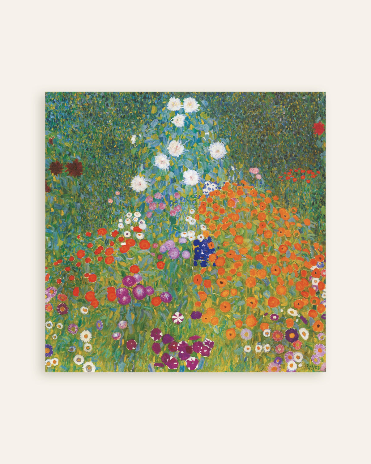 Plakat Bondehage (1905–1907) av Gustav Klimt, miniatyr