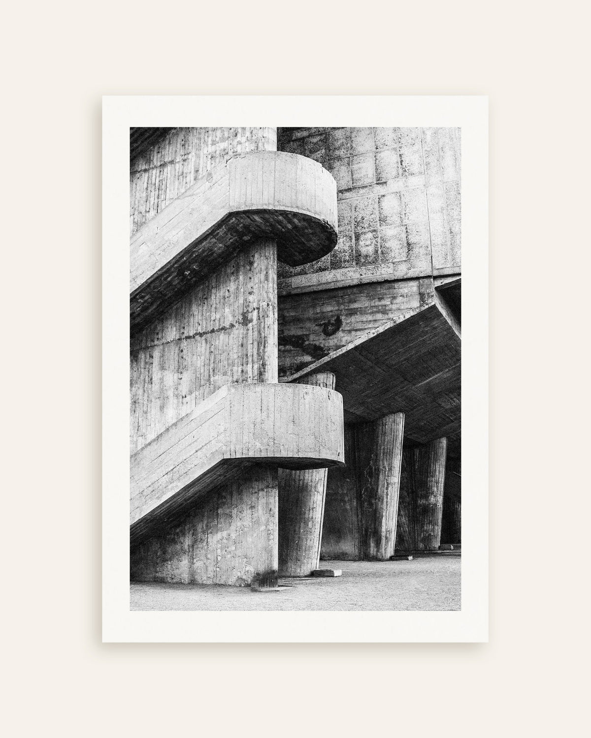 Poster of Curved Ramps and Concrete Columns, thumbnail