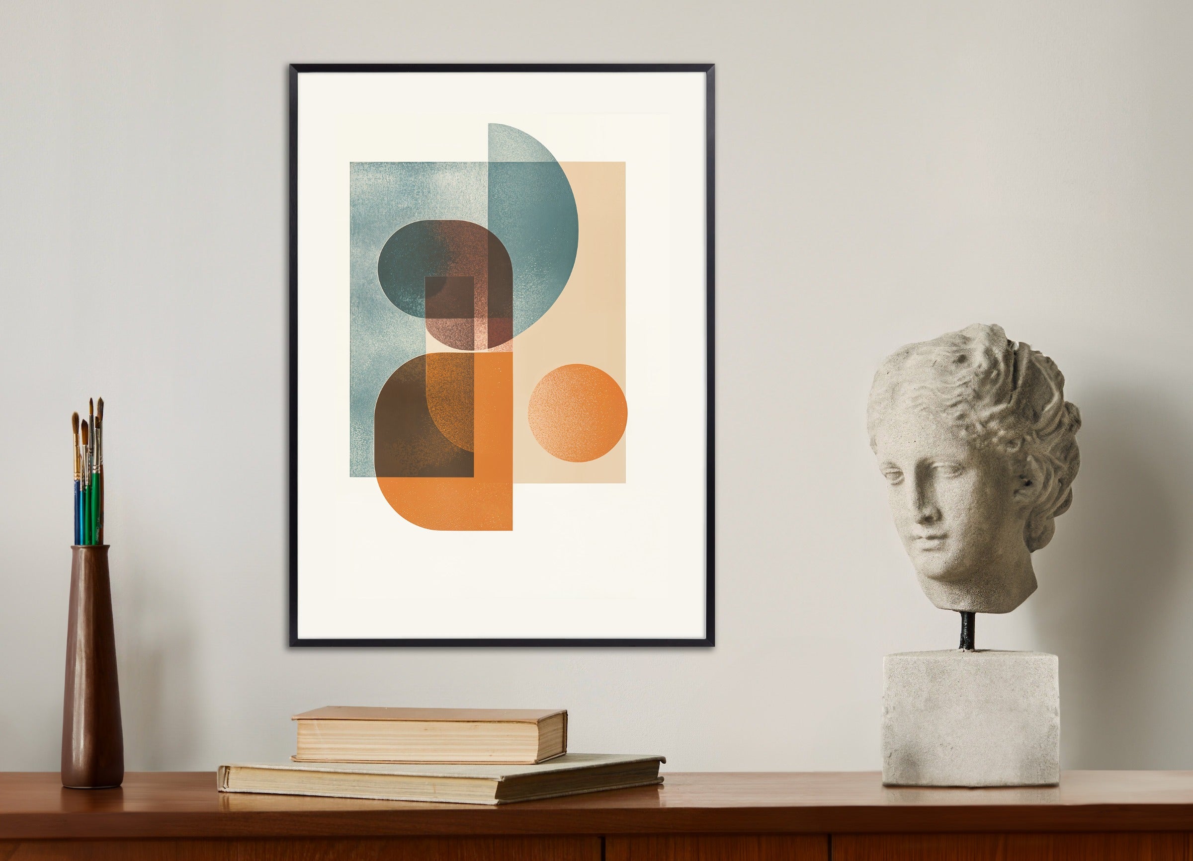 Poster with metal frame: Abstract patterns