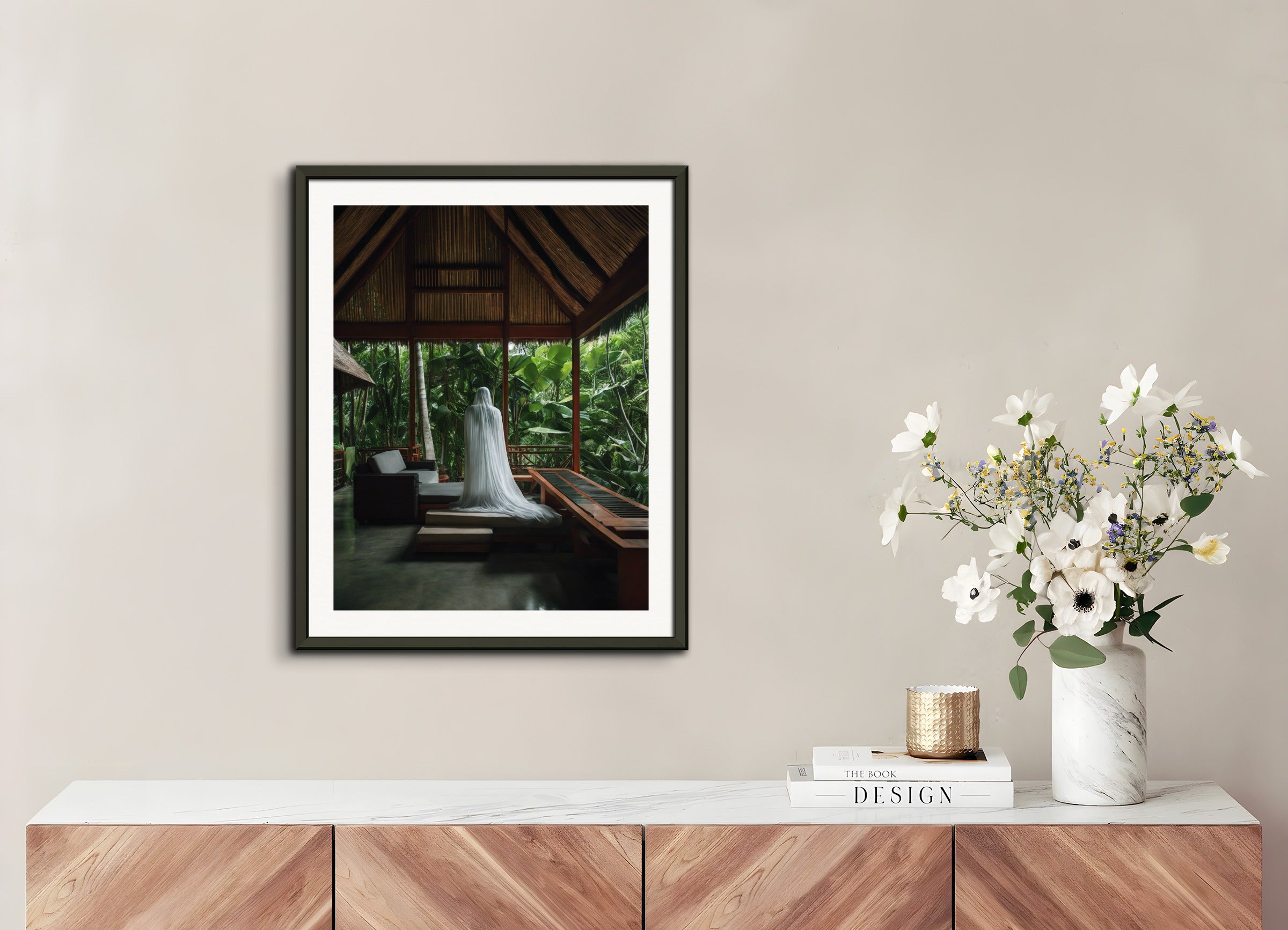 Poster with metal frame: Realistic photography, 