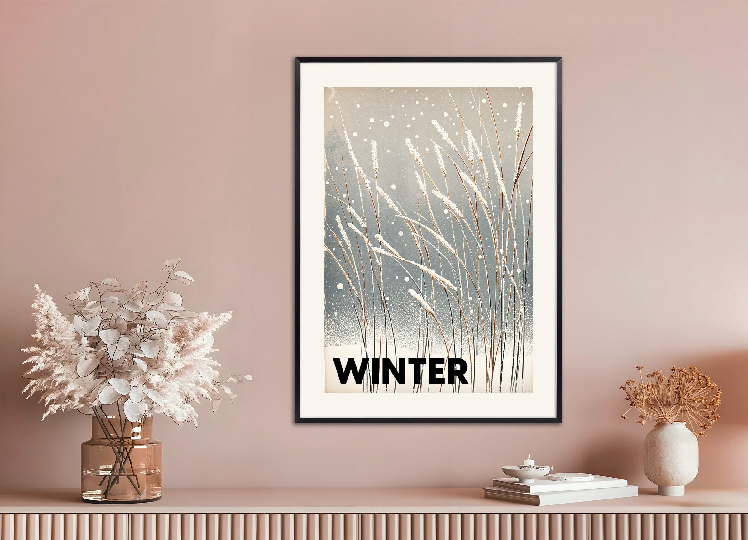 Poster with metal frame: Winter