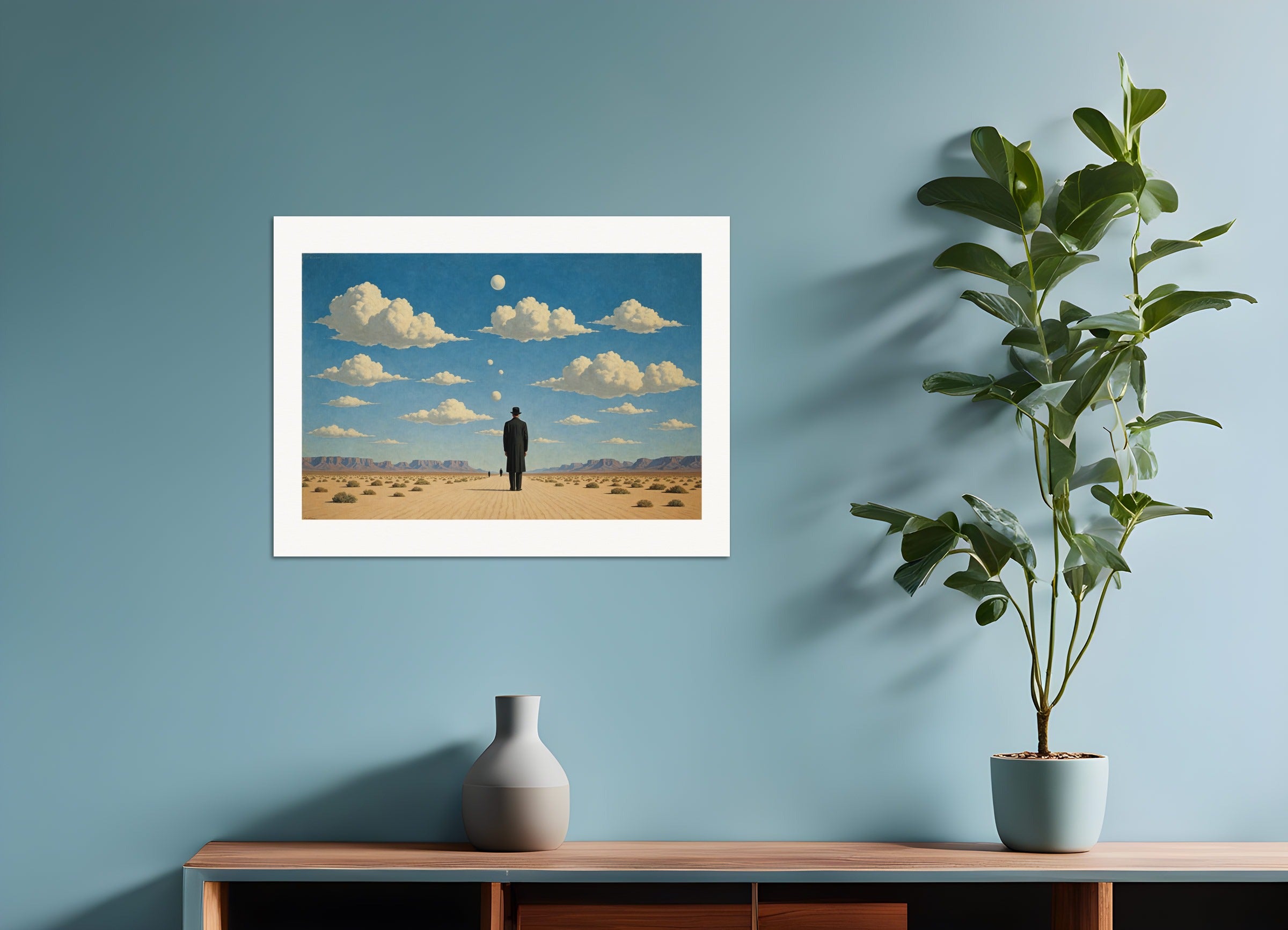 Poster: Belgian surrealism, Desert