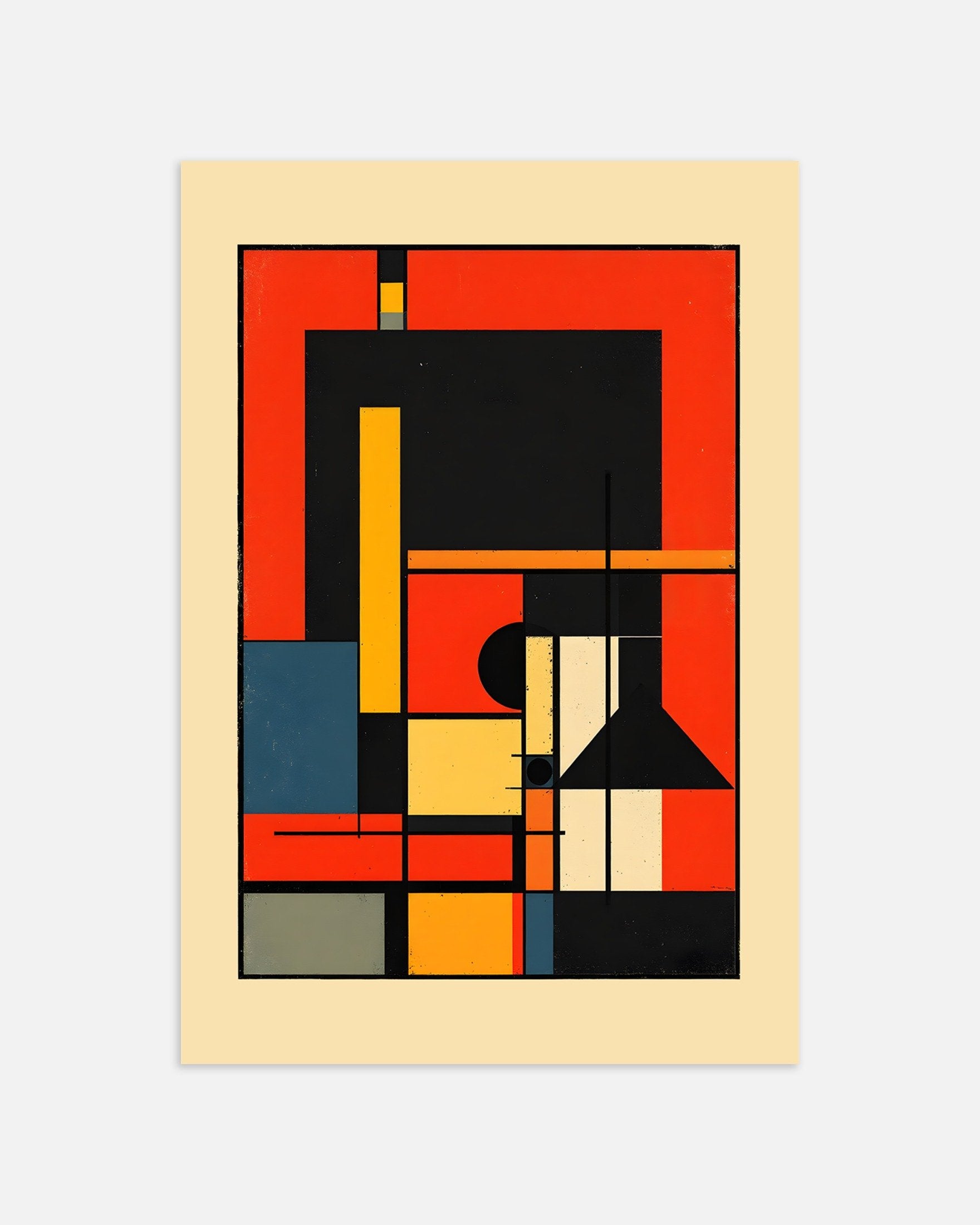 Poster of De Stijl Art, a series of geometric patterns, thumbnail