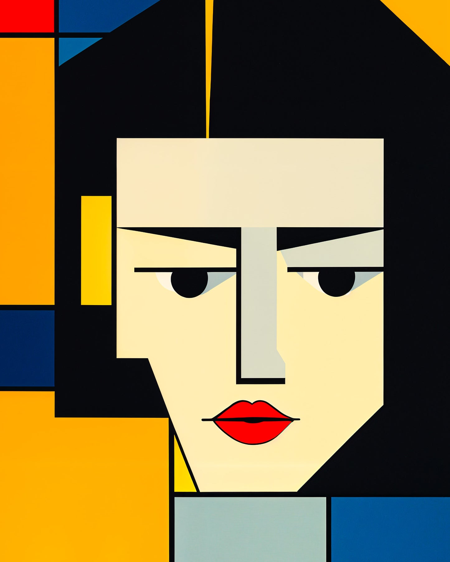 De Stijl, Justine's portrait - Poster