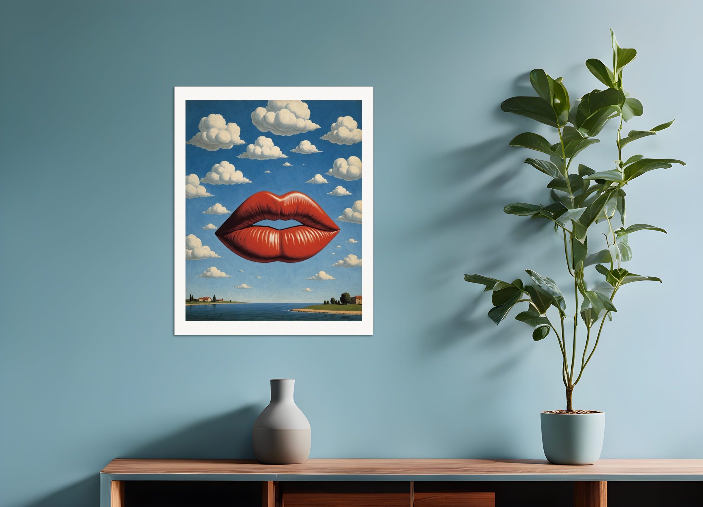 Poster: Belgian surrealism, Lips