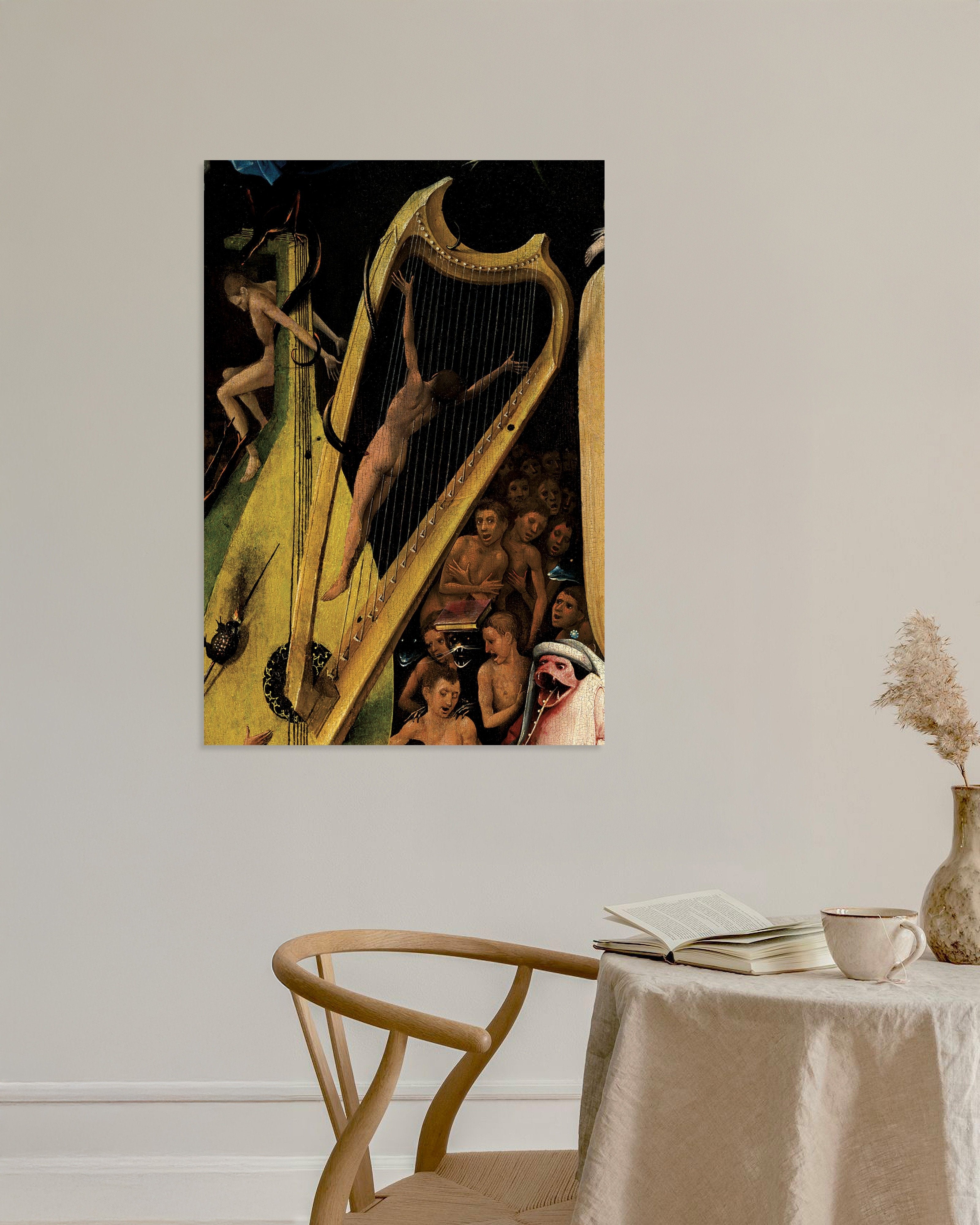 The Harp and the Lute of Musical Hell | Bosch Poster | Posterscape
