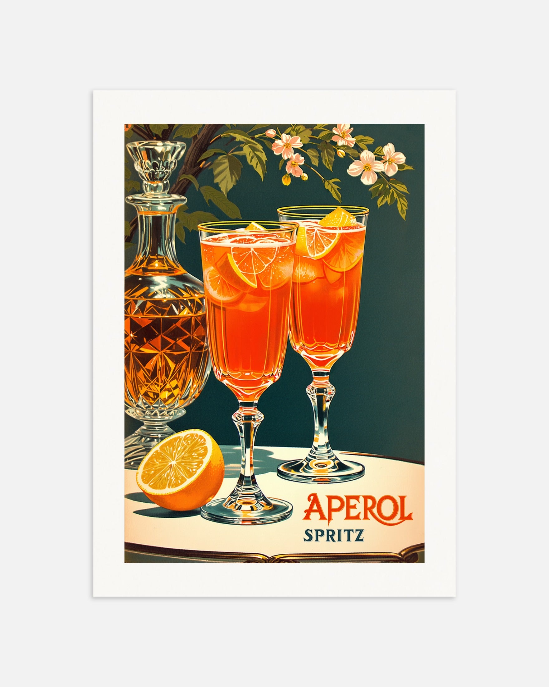 Poster: Aperol Spritz, vintage poster, none