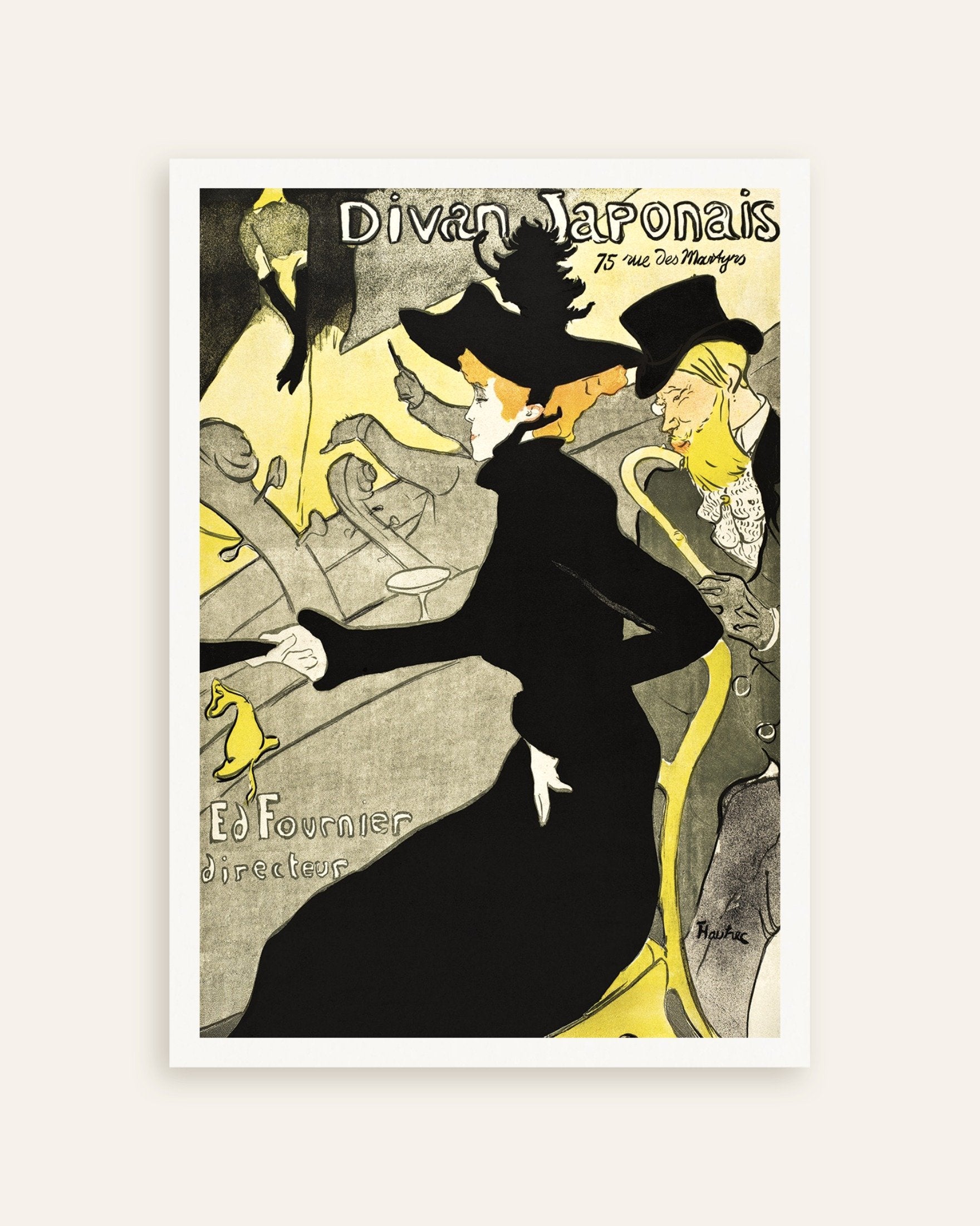 Divan Japonais 1892 Toulouse-Lautrec Poster | Posterscape