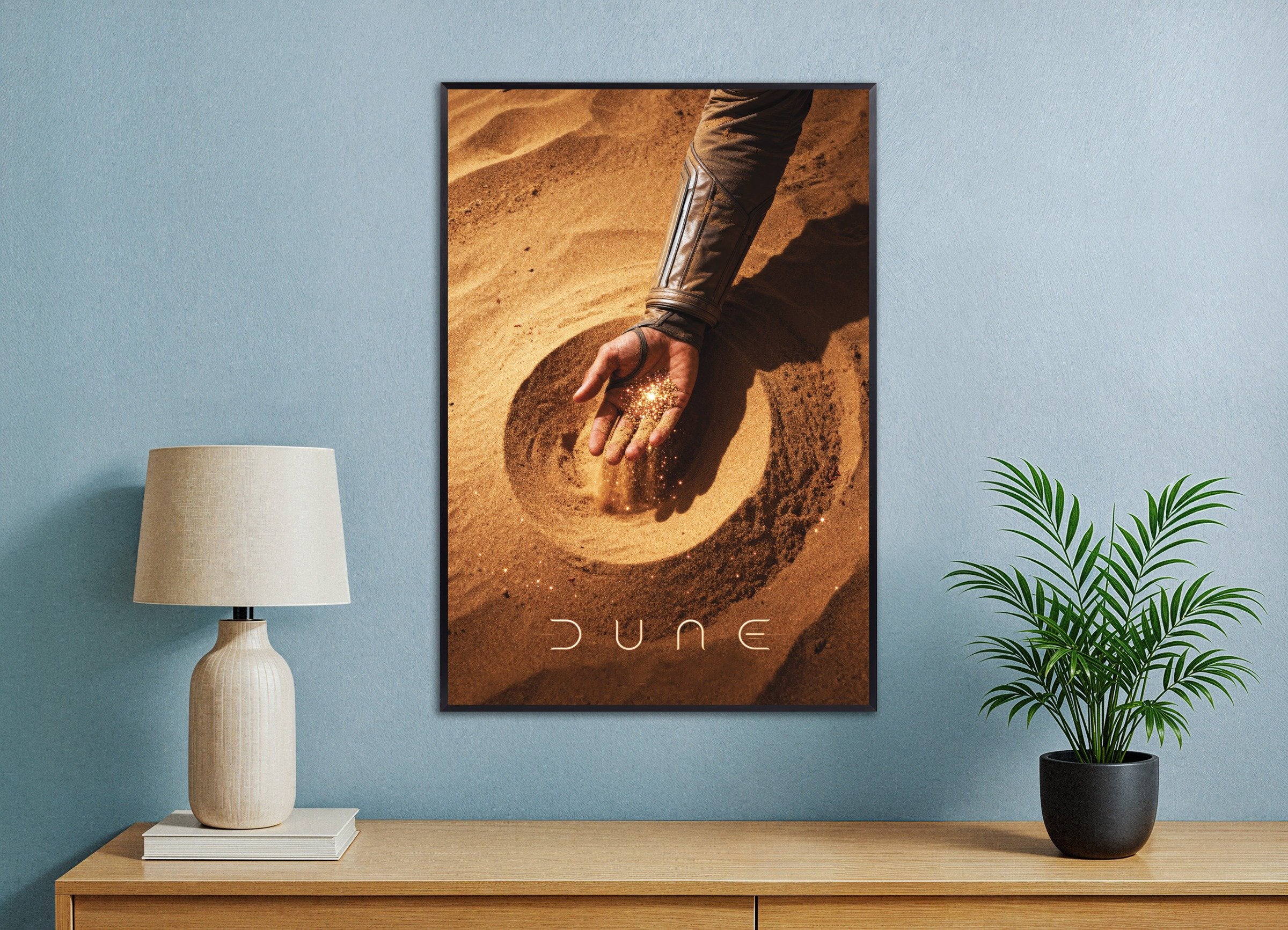 Hand of Sand on a Dune, Poster