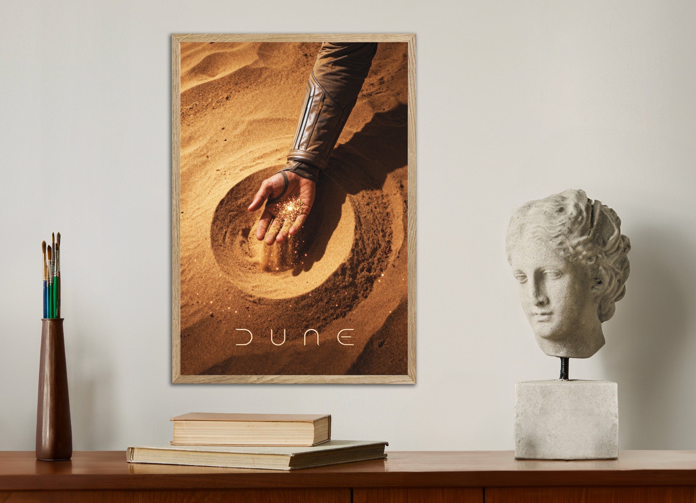 Hand of Sand on a Dune, Poster