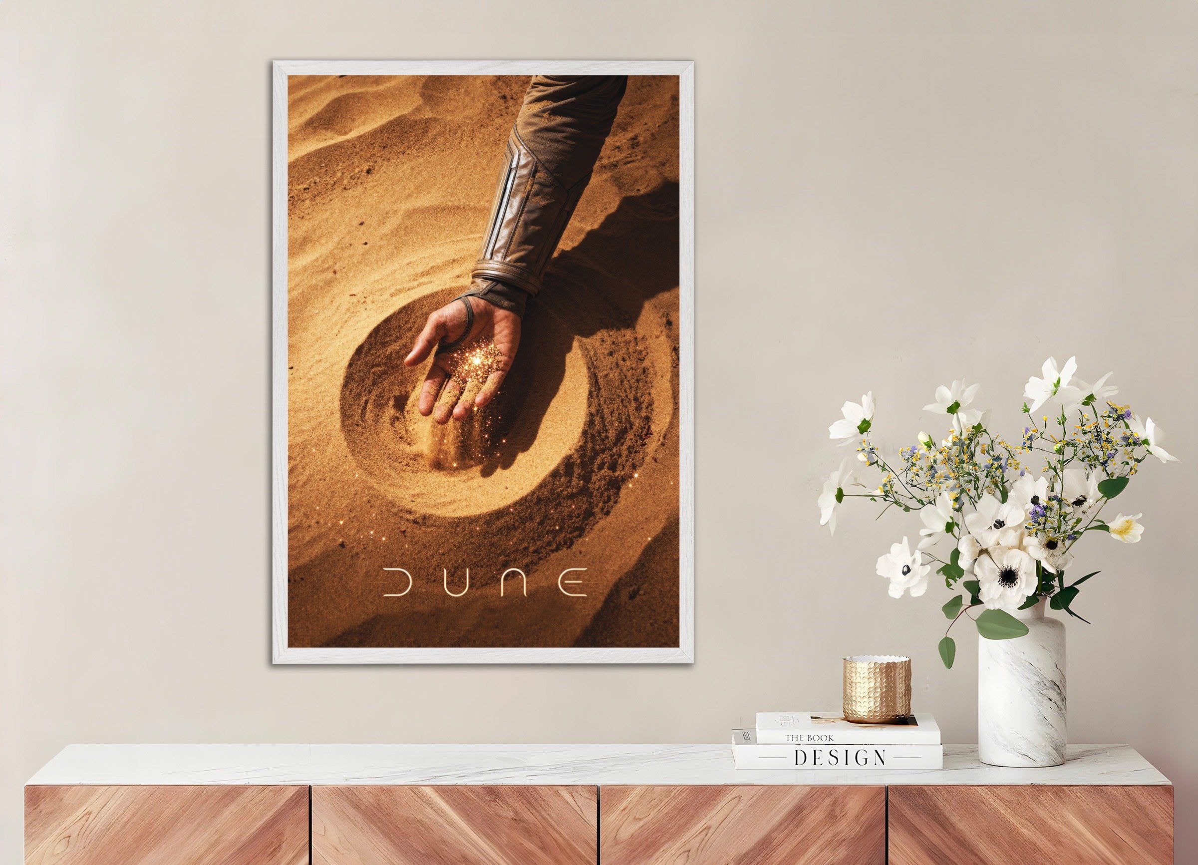 Hand of Sand on a Dune, Poster
