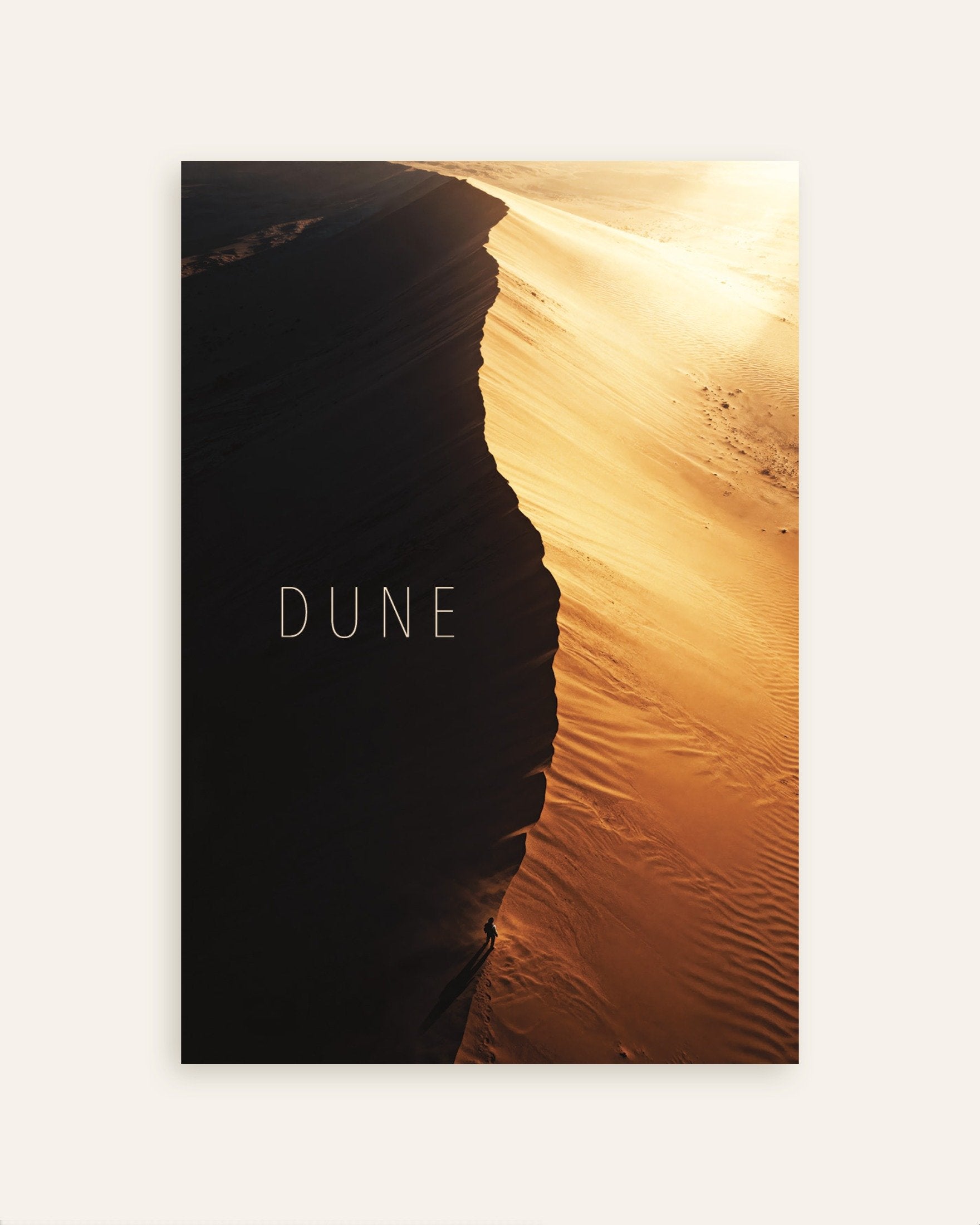 Poster of Dune Ridge Poster, Desert Horizon Art Print, thumbnail