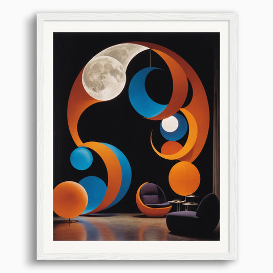 Poster: Danish avant-garde and minimalist design, Moon