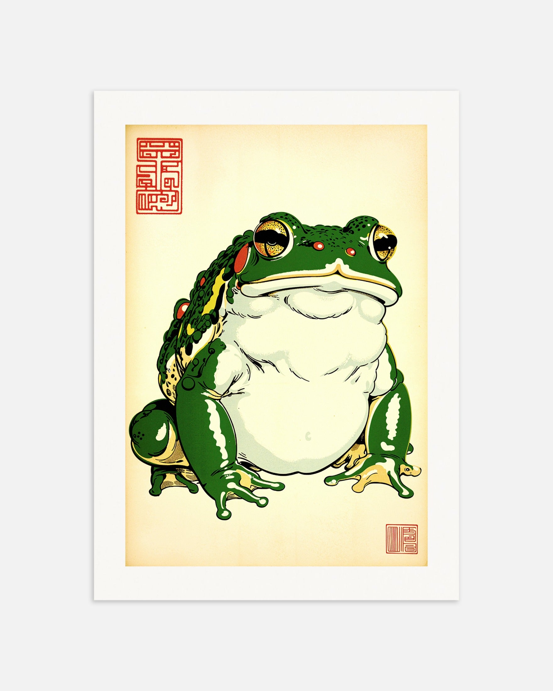 Poster: Japanese toad 04, none