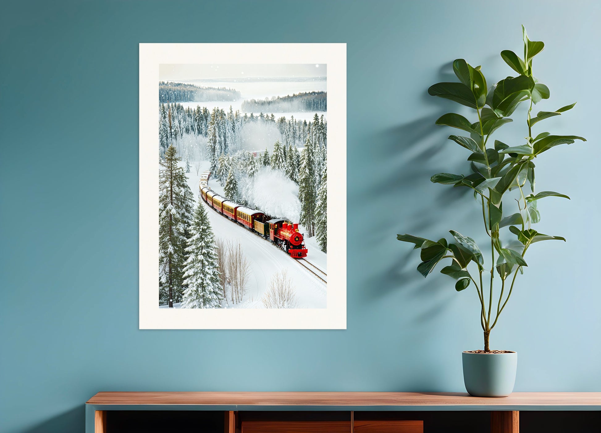 Poster: Holiday Christmas Train, none