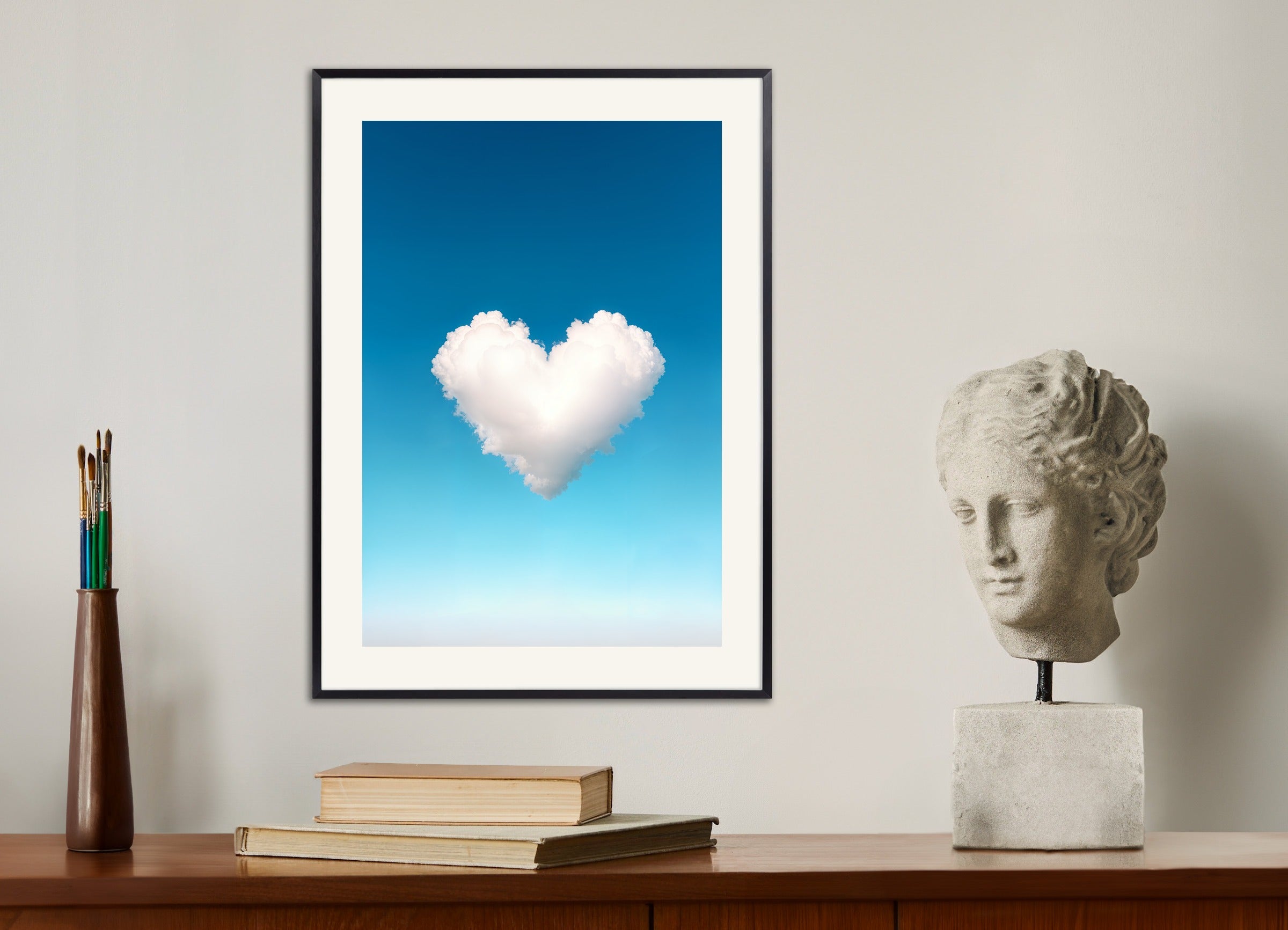 Poster with metal frame: The Loving Cloud