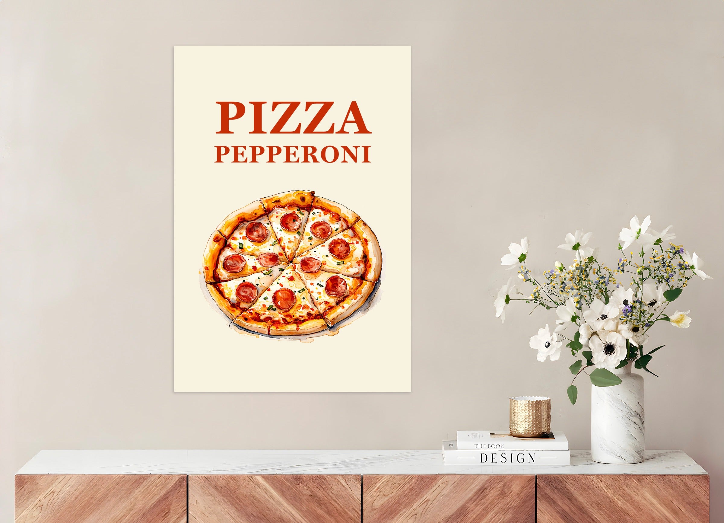 Poster: Pizza Pepperoni, none