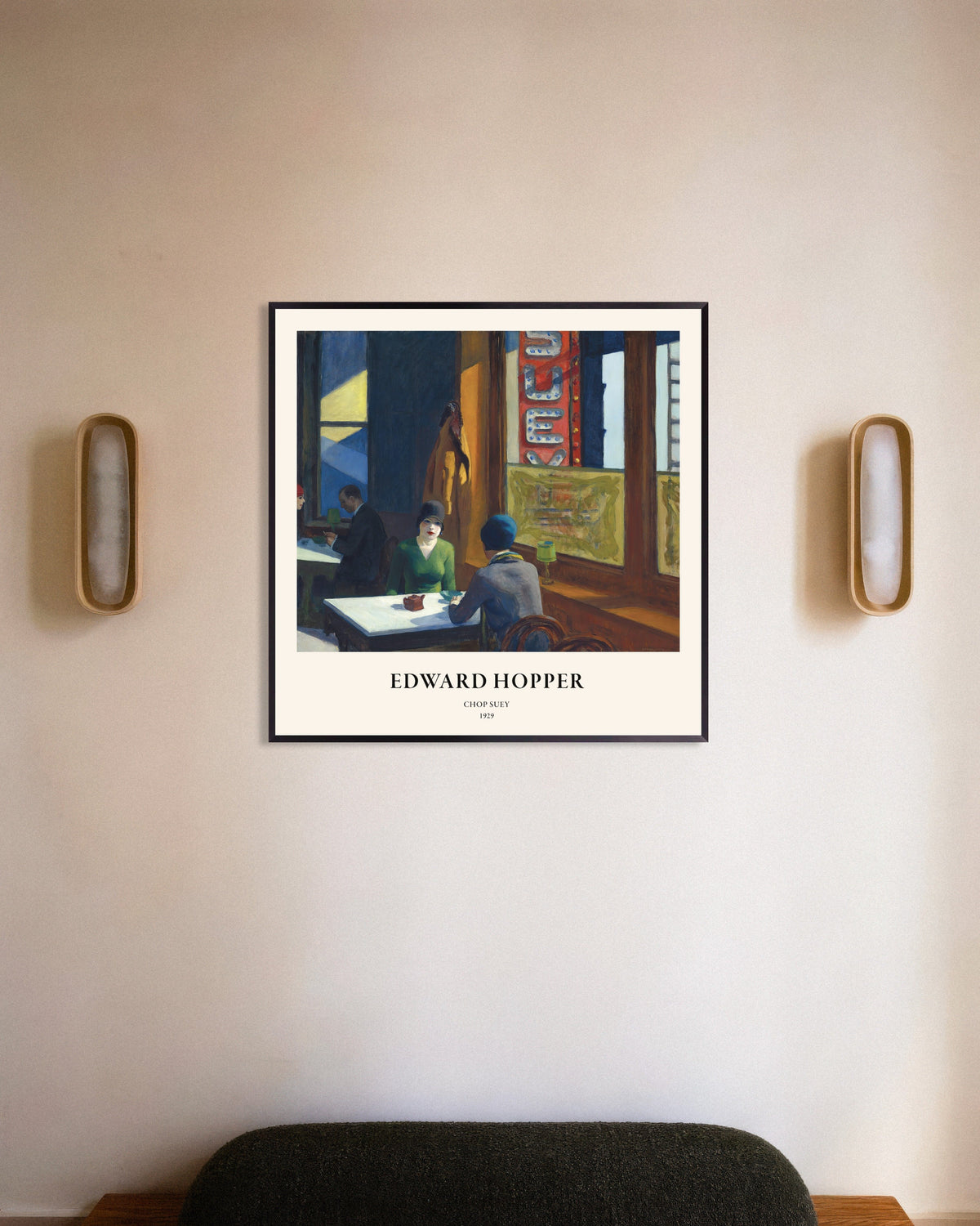 Edward Hopper Chop Suey poster | Posterscape