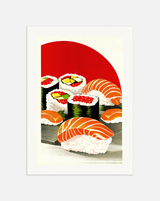 Poster: Sushis, asian restaurant, none