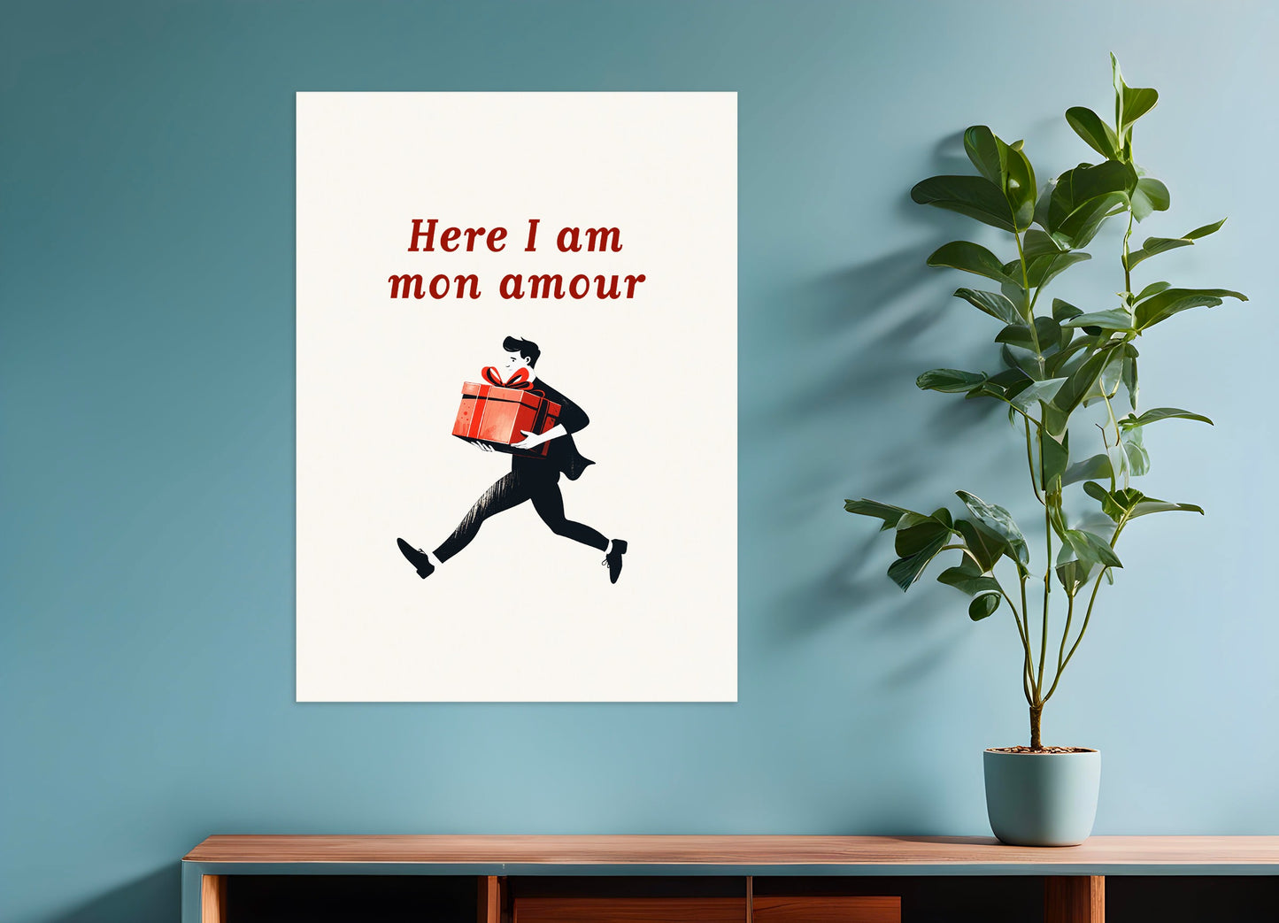 Poster: Here I Am Mon Amour - Gift