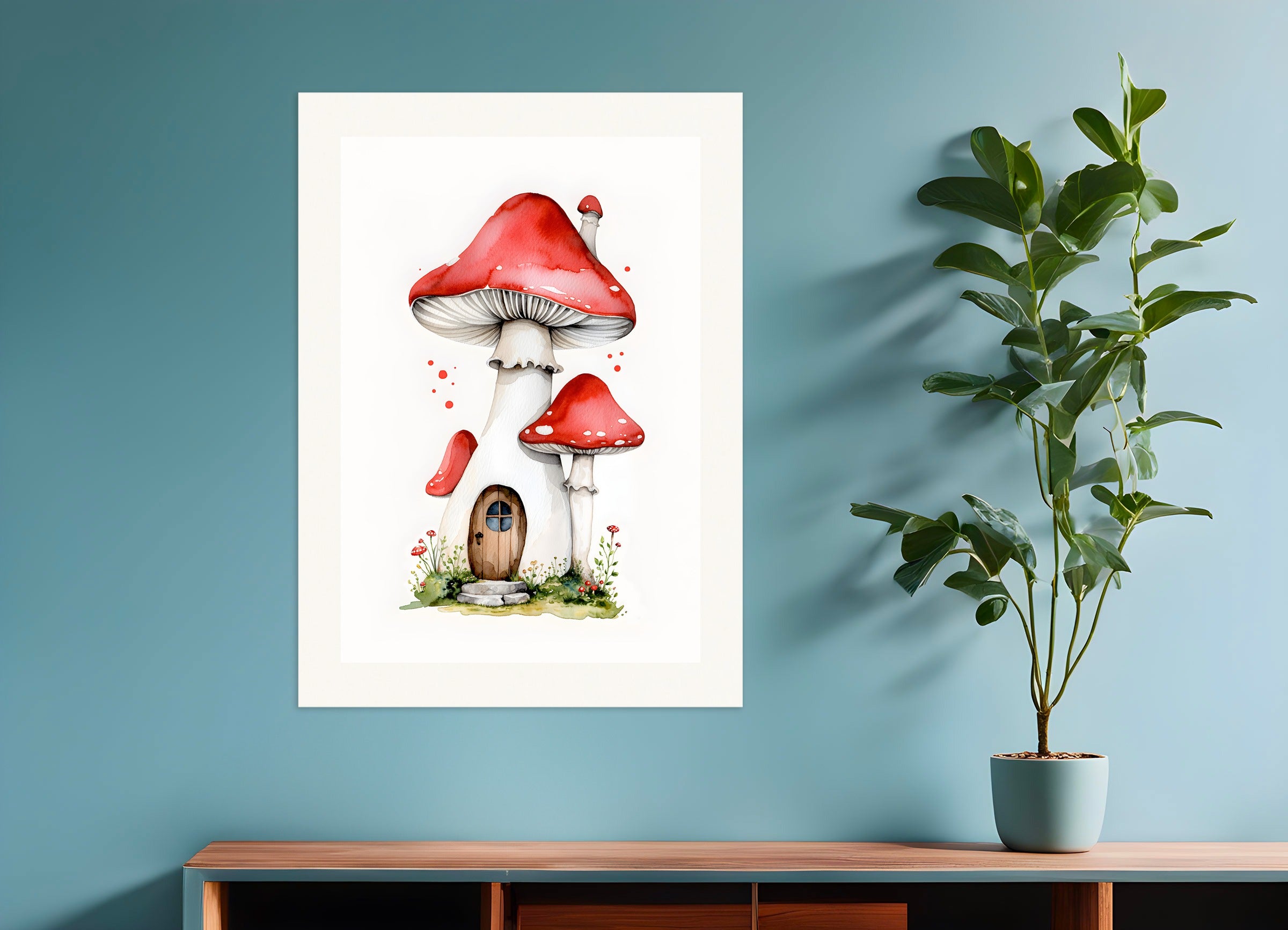 Poster: The Mushroom House, none