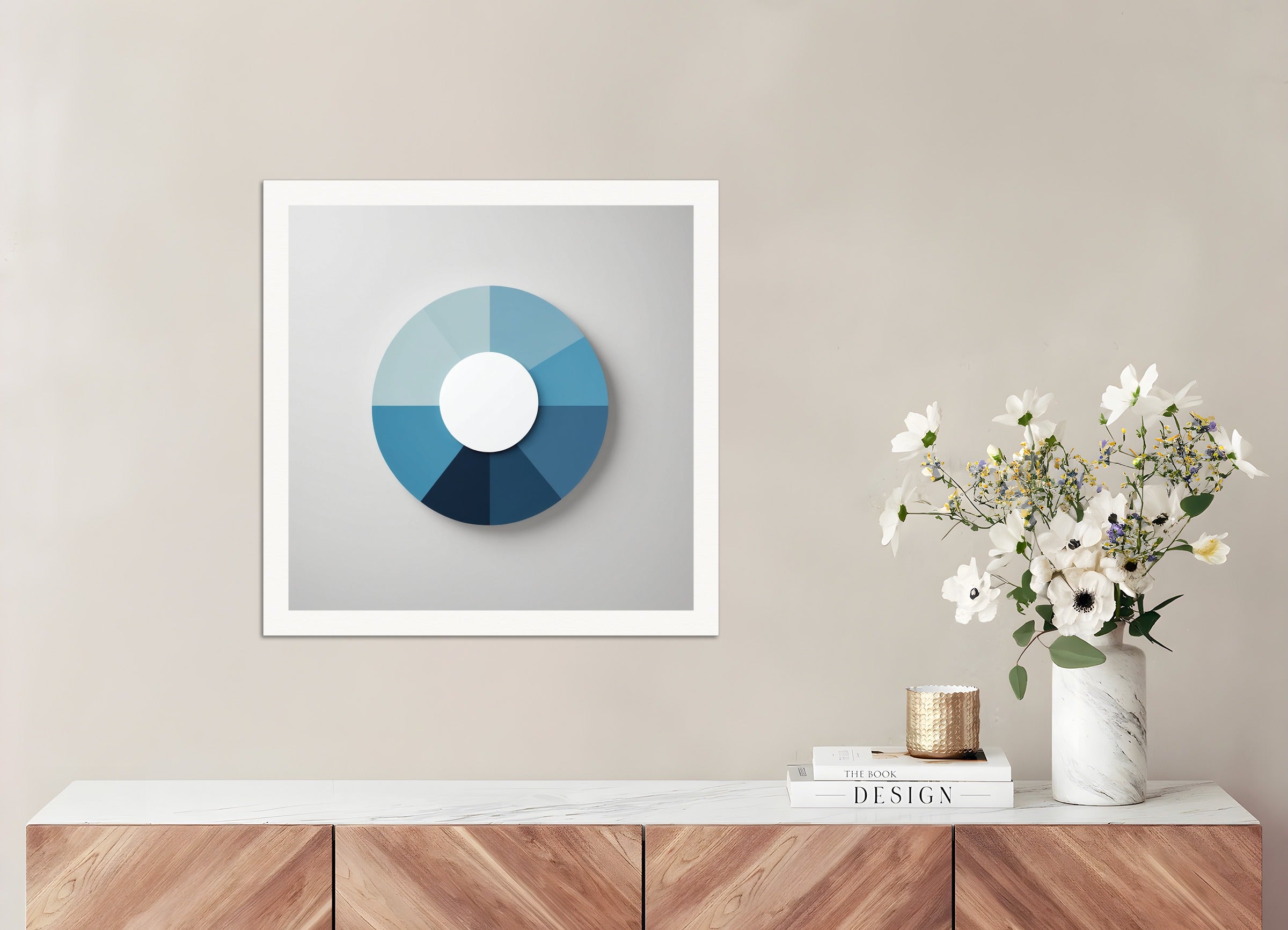 Poster: Minimalism art, a circle