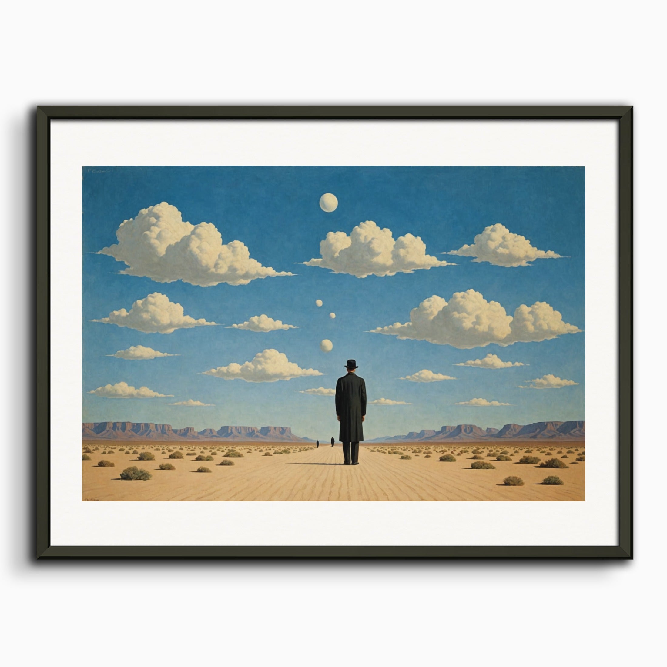 Poster: Belgian surrealism, Desert